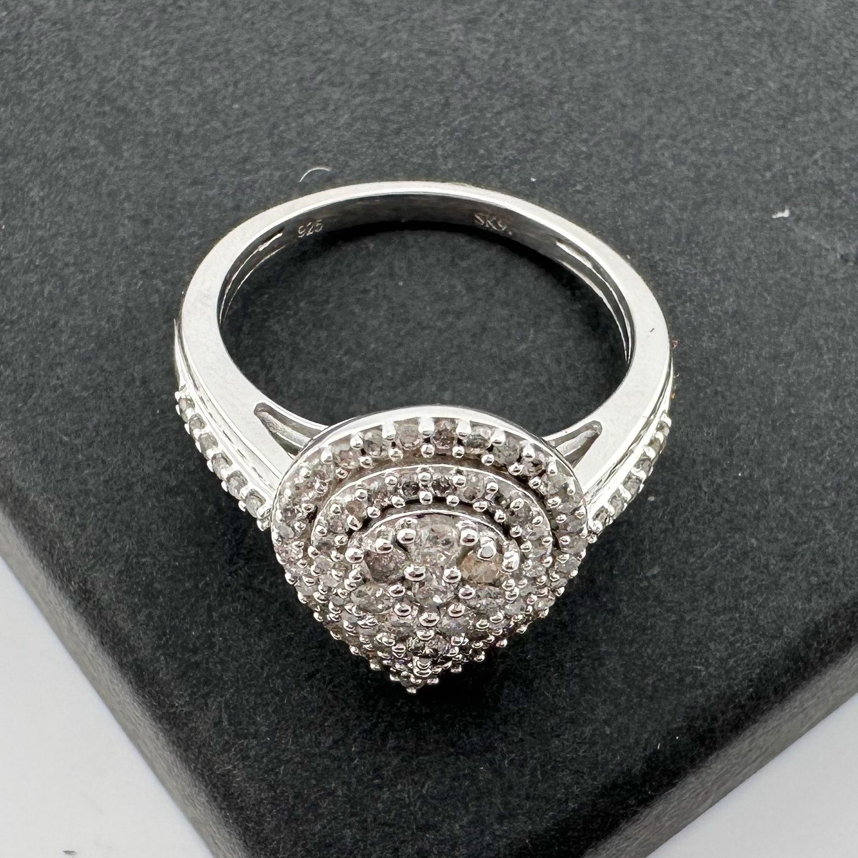 Other Elegant 1/2 Carat Pear Cut Natural Diamond Ring Size ONE SIZE - 15 Thumbnail