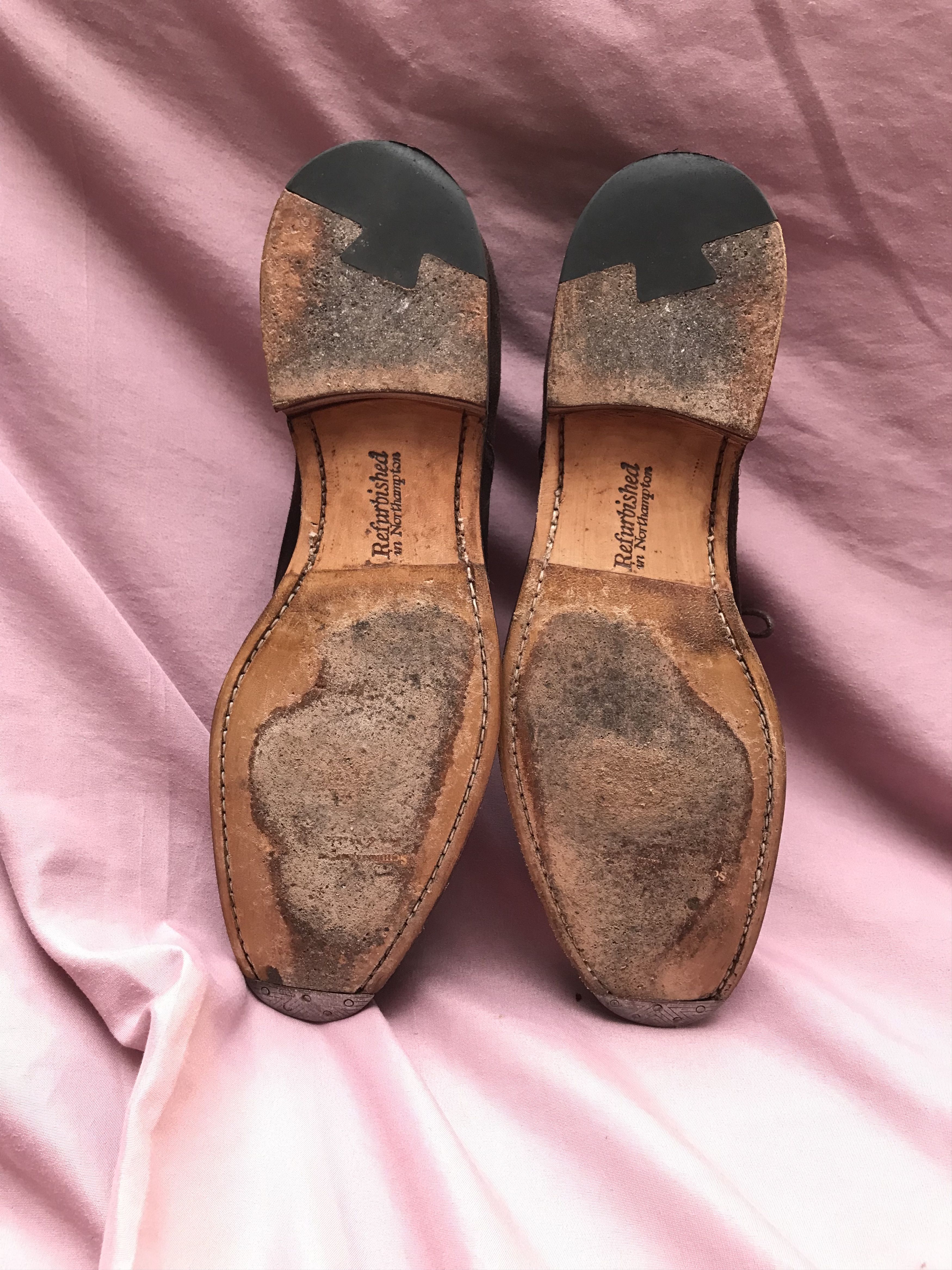 Church's CHURCHS made in england suede unlined oxford shoes Size US 11.5 / EU 44-45 - 4 Thumbnail