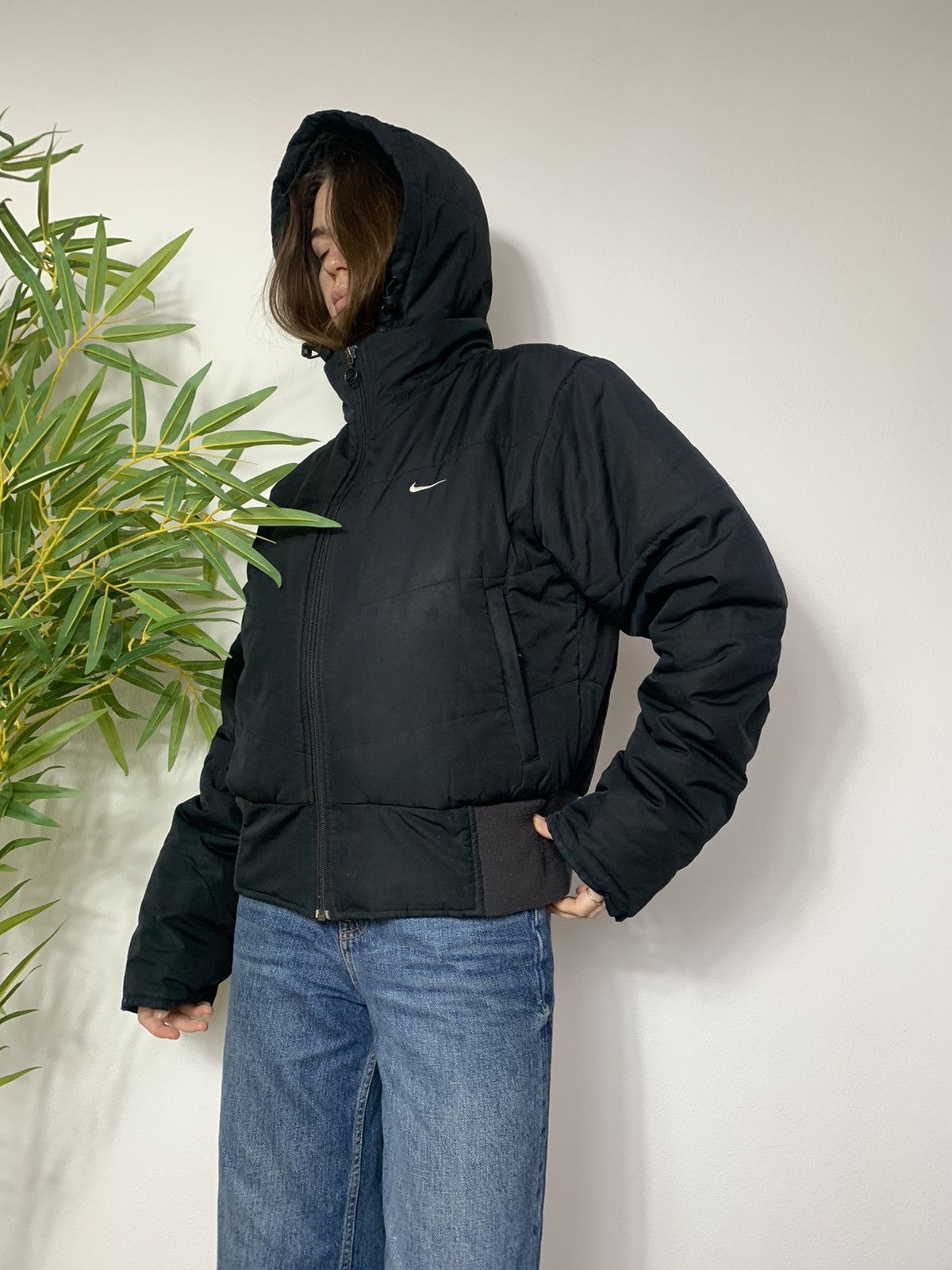 Nike VINTAGE NIKE 2000s CROPPED DOWN PUFFER JACKET Size XL / US 12-14 / IT 48-50 - 4 Thumbnail