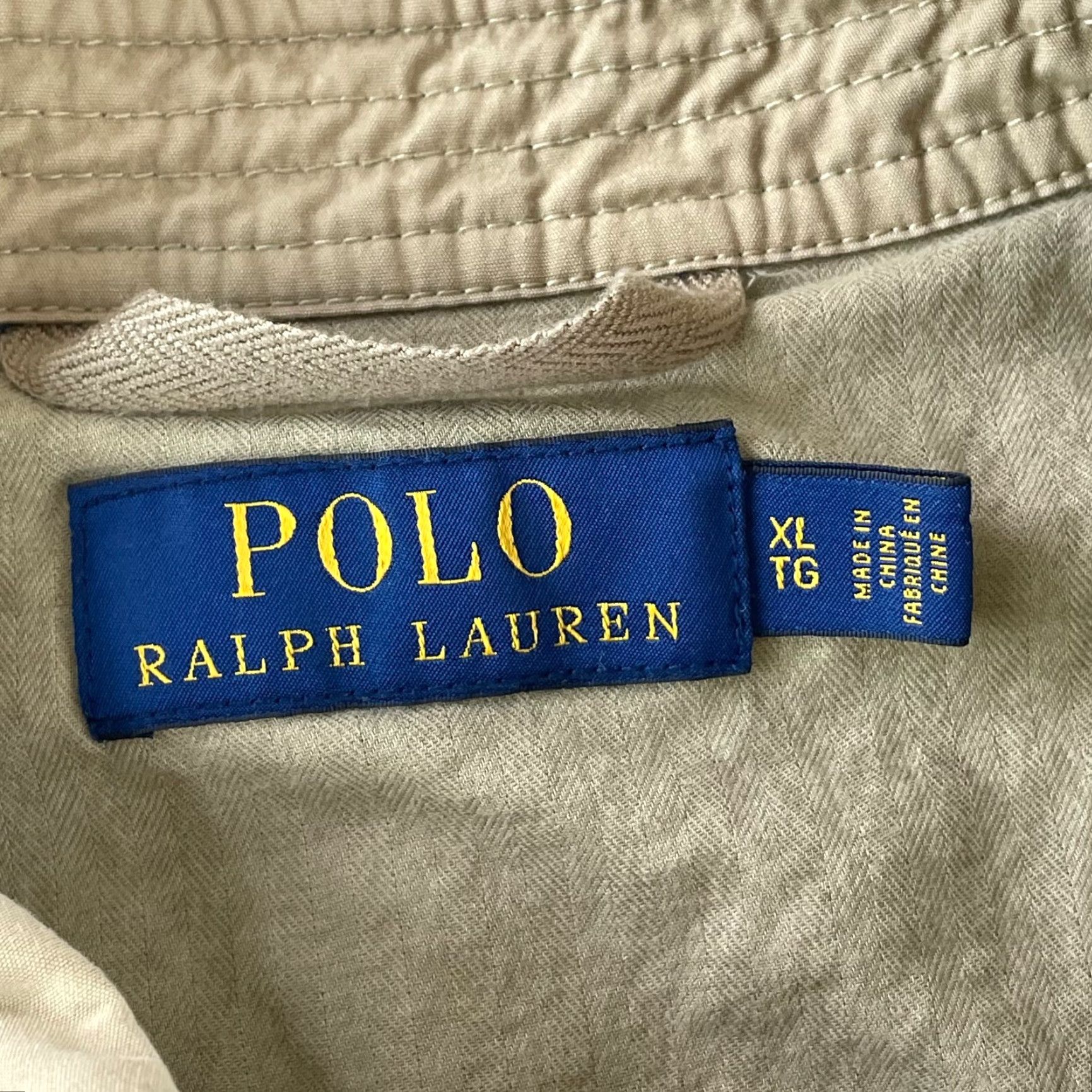 Polo Ralph Lauren Polo Ralph Lauren Jacket Men XL Brown Khaki Full Zip Chinstrap Preppy Size US XL / EU 56 / 4 - 3 Thumbnail