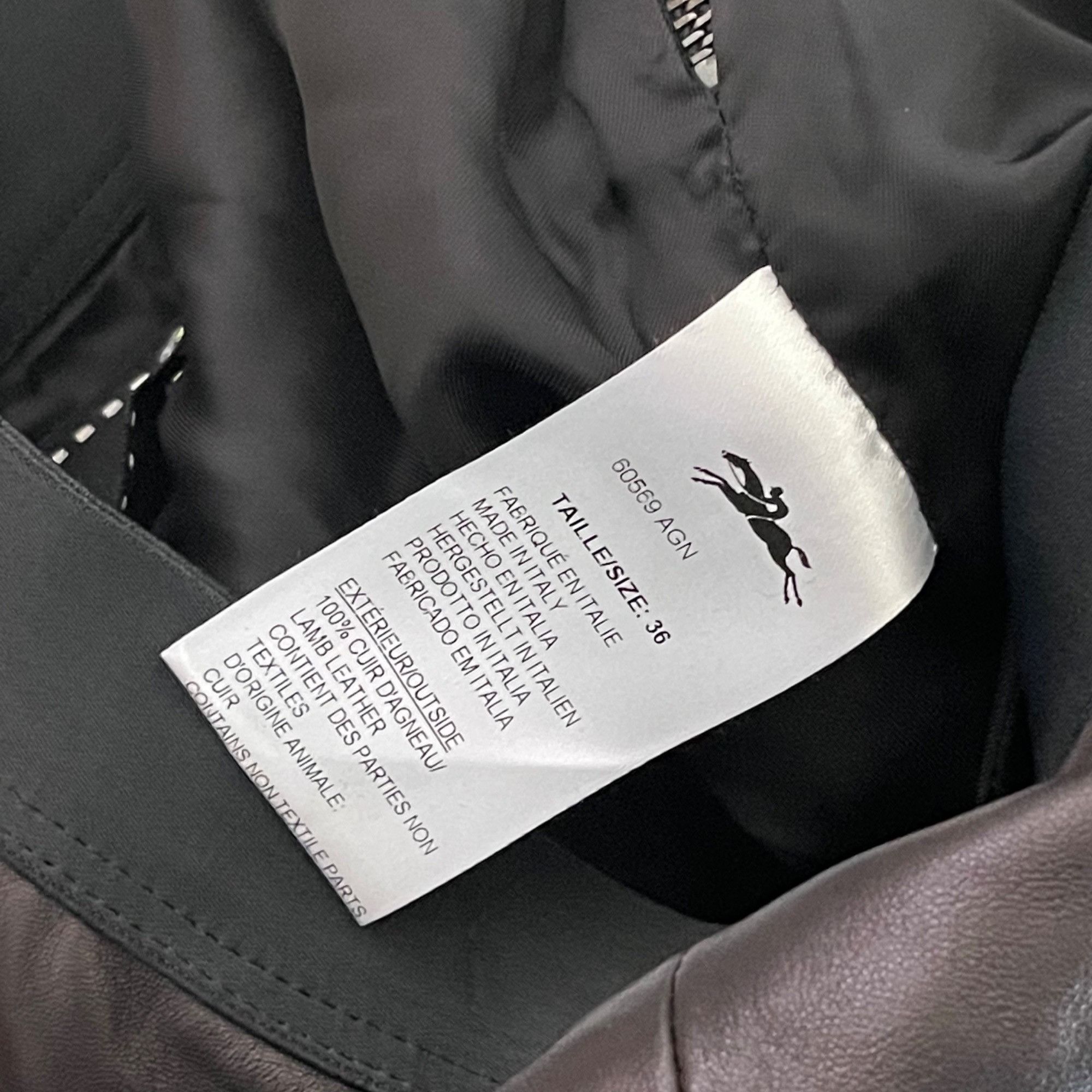 Longchamp NEW LONGCHAMP ITALY BLACK LEATHER WOMEN'S PANTS SZ 36 SMALL Size 27" / US 4 / IT 40 - 4 Thumbnail