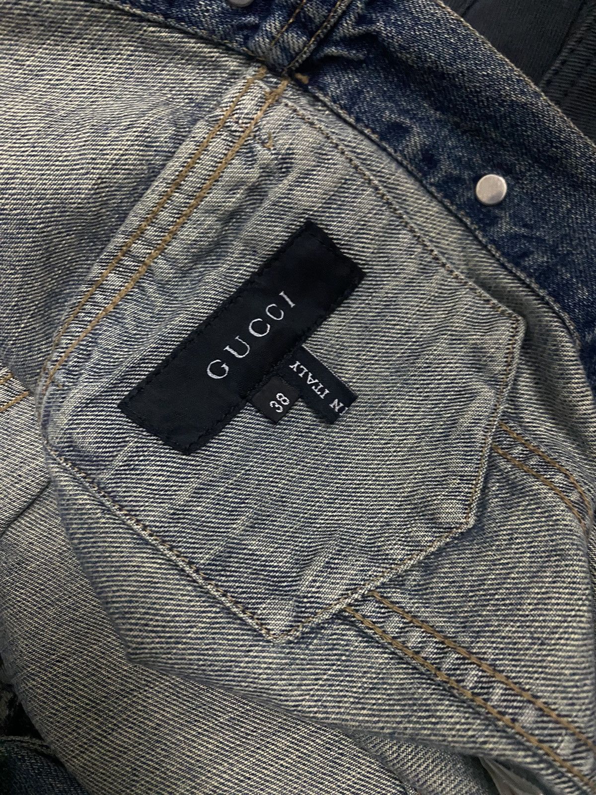 Gucci 2000s Gucci by Tom Ford Denim Jacket Size US S / EU 44-46 / 1 - 4 Thumbnail