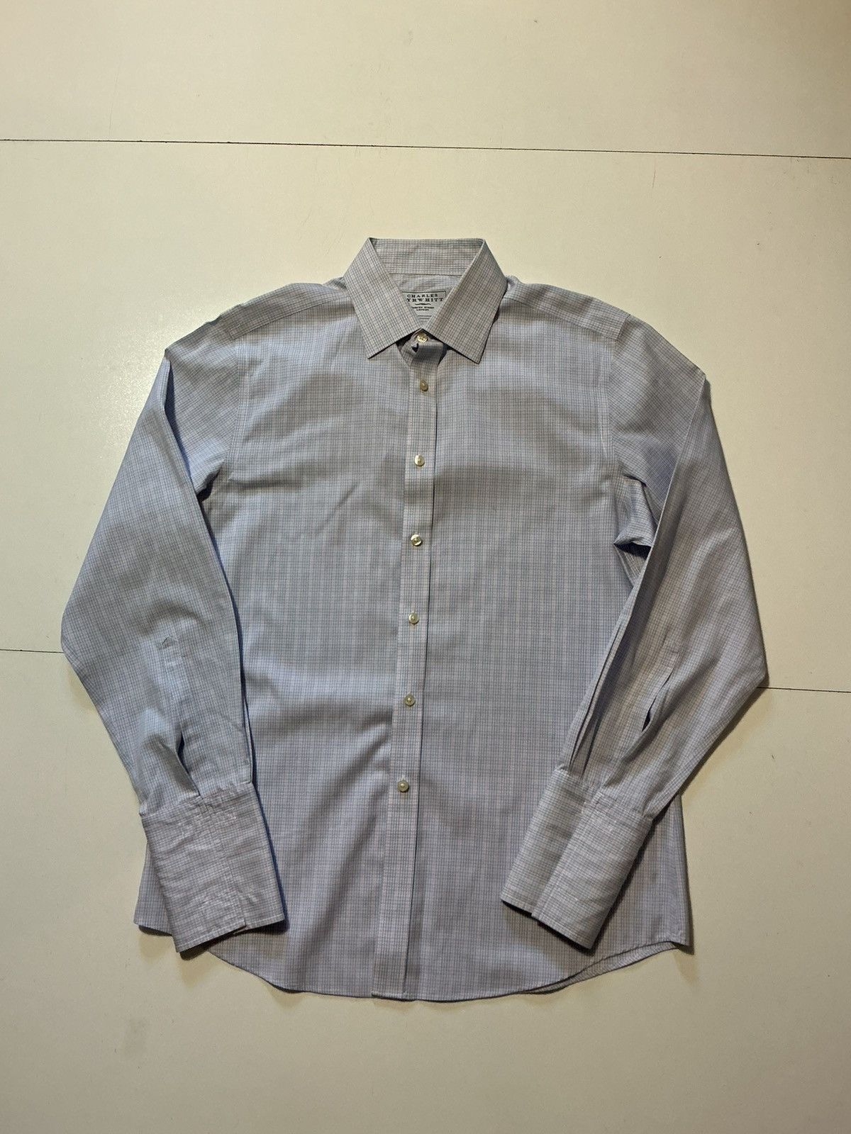 Charles Tyrwhitt Lot Of 2 Charles Tyrwhitt Slim Plaid L/S Dress Button Shirts Size US S / EU 44-46 / 1 - 4 Thumbnail