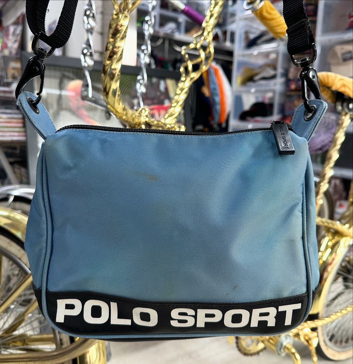 Polo Ralph Lauren × Vintage 90S POLO SPORT BAG Size ONE SIZE - 6 Thumbnail