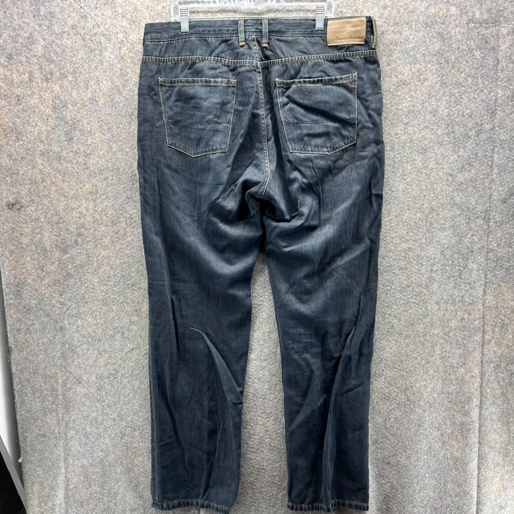 Tommy Bahama VINTAGE Tommy Bahama Jeans Men 38/32 Blue Denim Cotton Straight Regular 32in Inseam Blue Jeans Mens Vintage Straight Jeans 38 x 32 Size US 38 / EU 54 - 2 Thumbnail