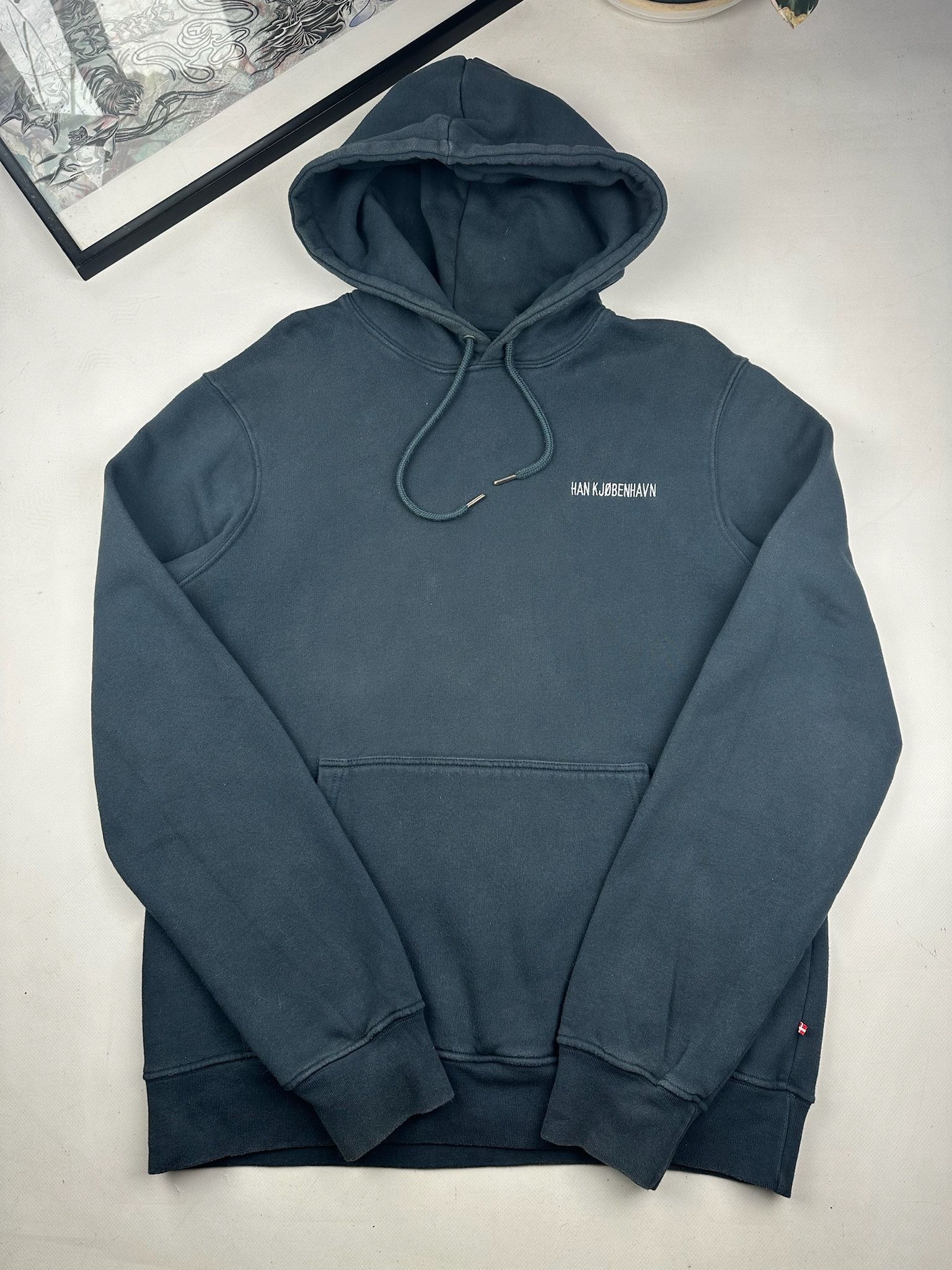 Han Kjobenhavn Han Kjobenhavn ACNE STUDIOS faded BOXY TYPE HOODIE Size US L / EU 52-54 / 3 - 2 Thumbnail