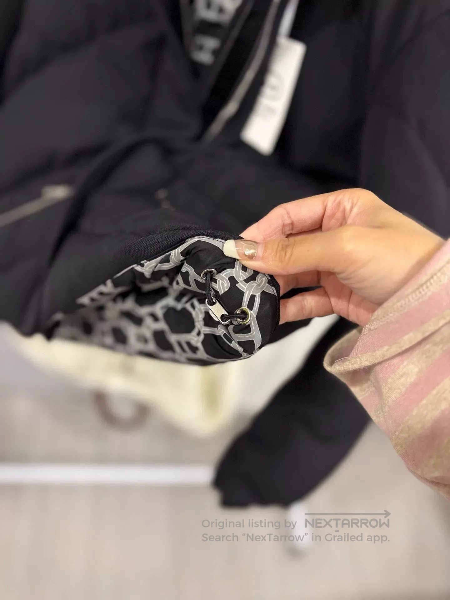 Hermes Hermes Short Down Jacket with Pig Nose Design. Size US S / EU 44-46 / 1 - 6 Thumbnail