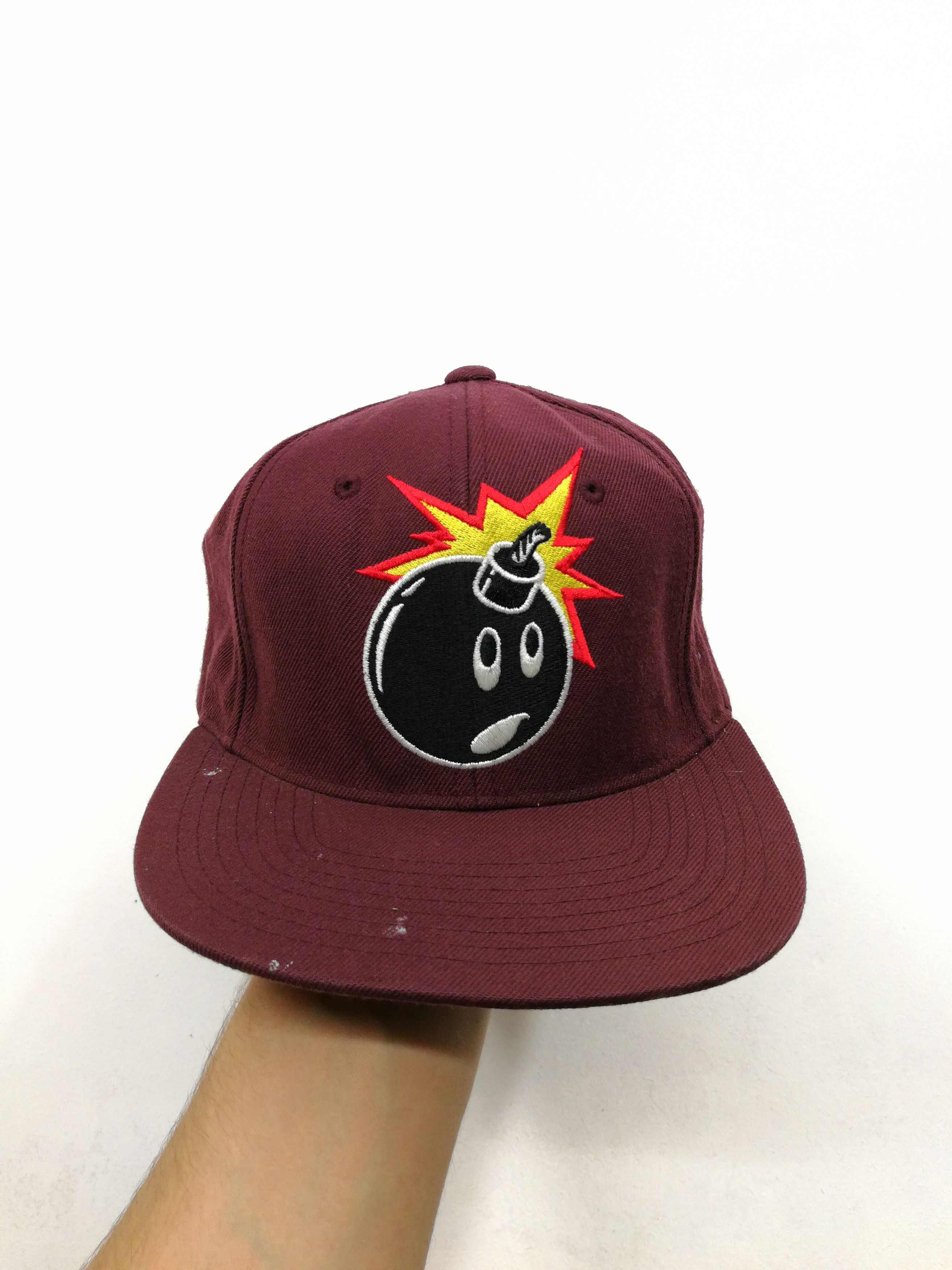 The Hundreds The Hundreds Trucker Hat Cap Snapback Burgundy Size ONE SIZE - 2 Thumbnail