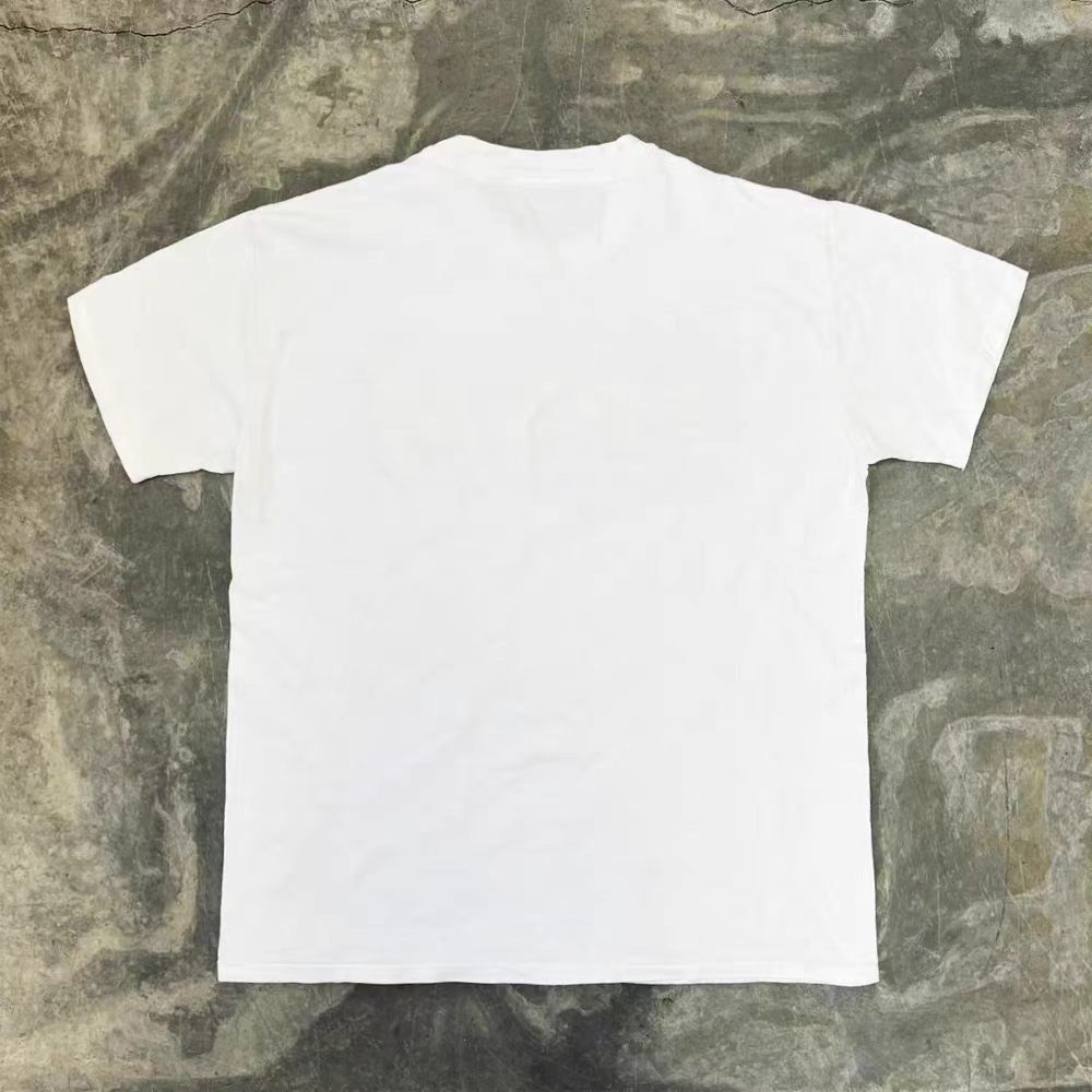 Vintage White Casual Retro Letter-Print T-Shirt Size US M / EU 48-50 / 2 - 2 Thumbnail