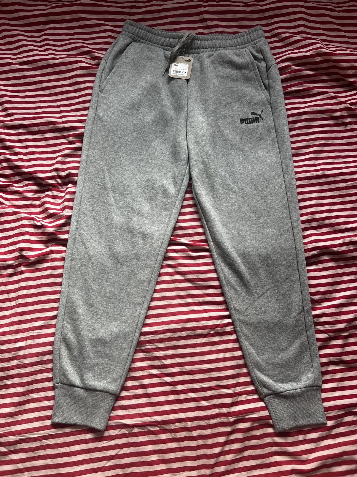 Puma New, authentic Puma men's sweatpants with tags, size L Size US 34 / EU 50 - 4 Thumbnail
