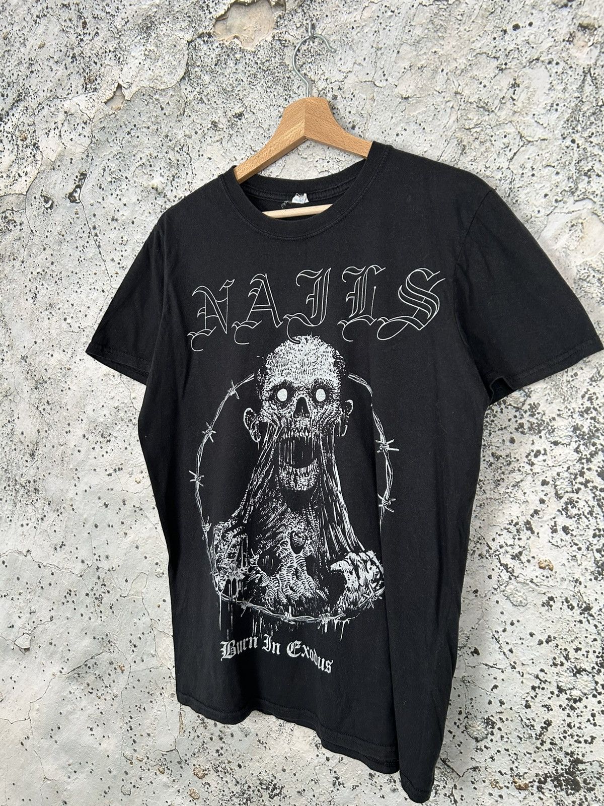 Band Tees Vintage Nails Punk Rock Band Tee Avant Garde Horror Size US M / EU 48-50 / 2 - 2 Thumbnail