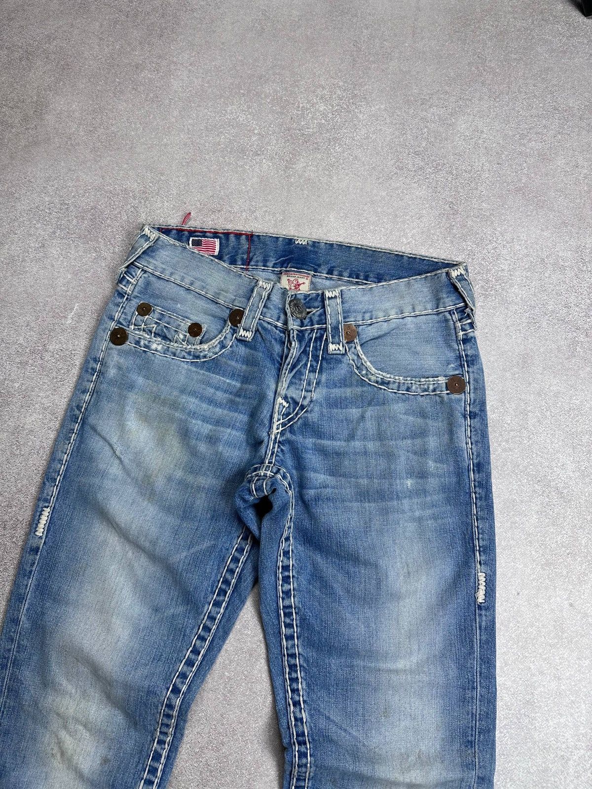 True Religion Vintage True Religion Baggy Chief Keef Style Jeans Y2K 29 Size US 29 - 5 Thumbnail