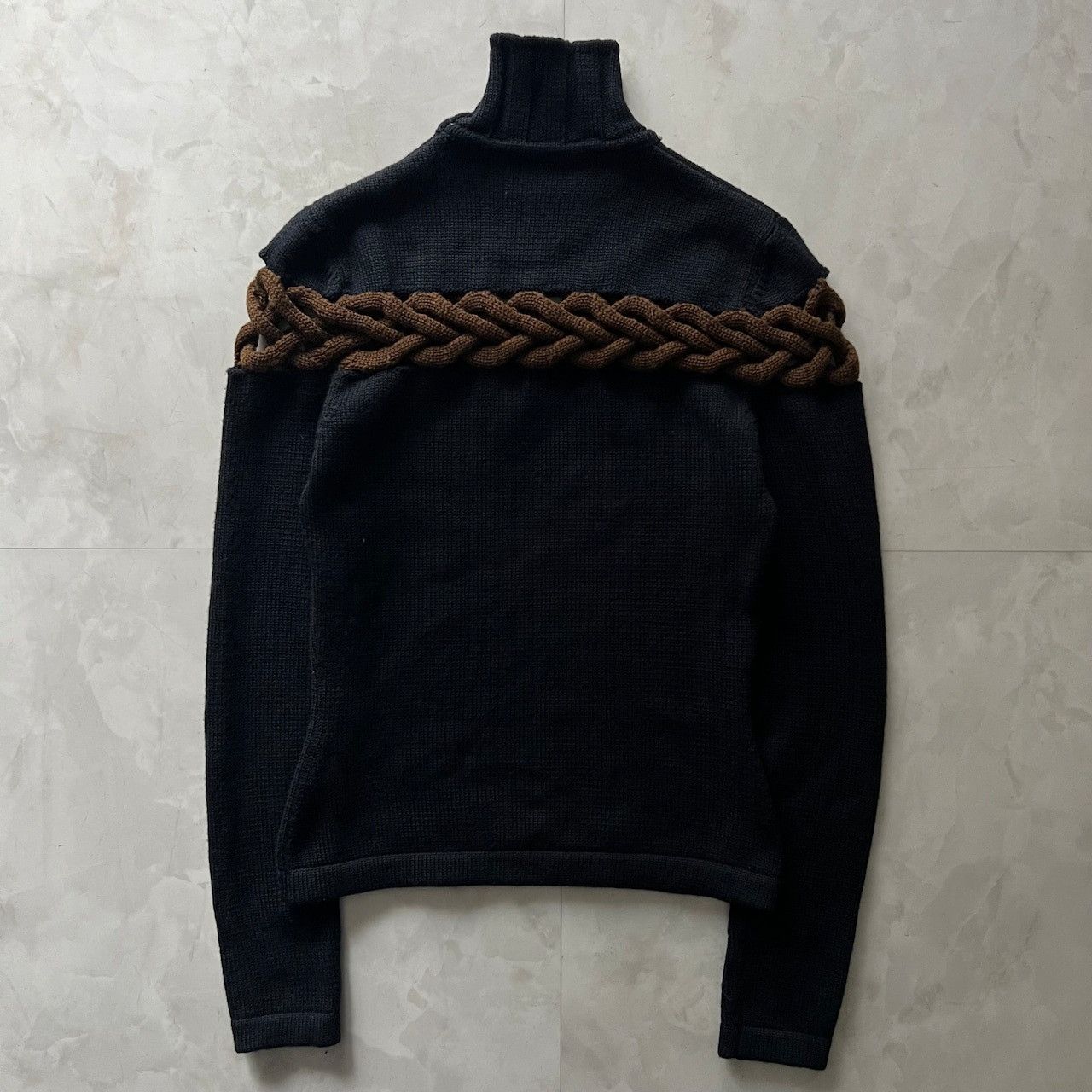 Dirk Bikkembergs DIRK BIKKEMBERGS 1990s turtleneck knit sweater Size US S / EU 44-46 / 1 - 2 Thumbnail