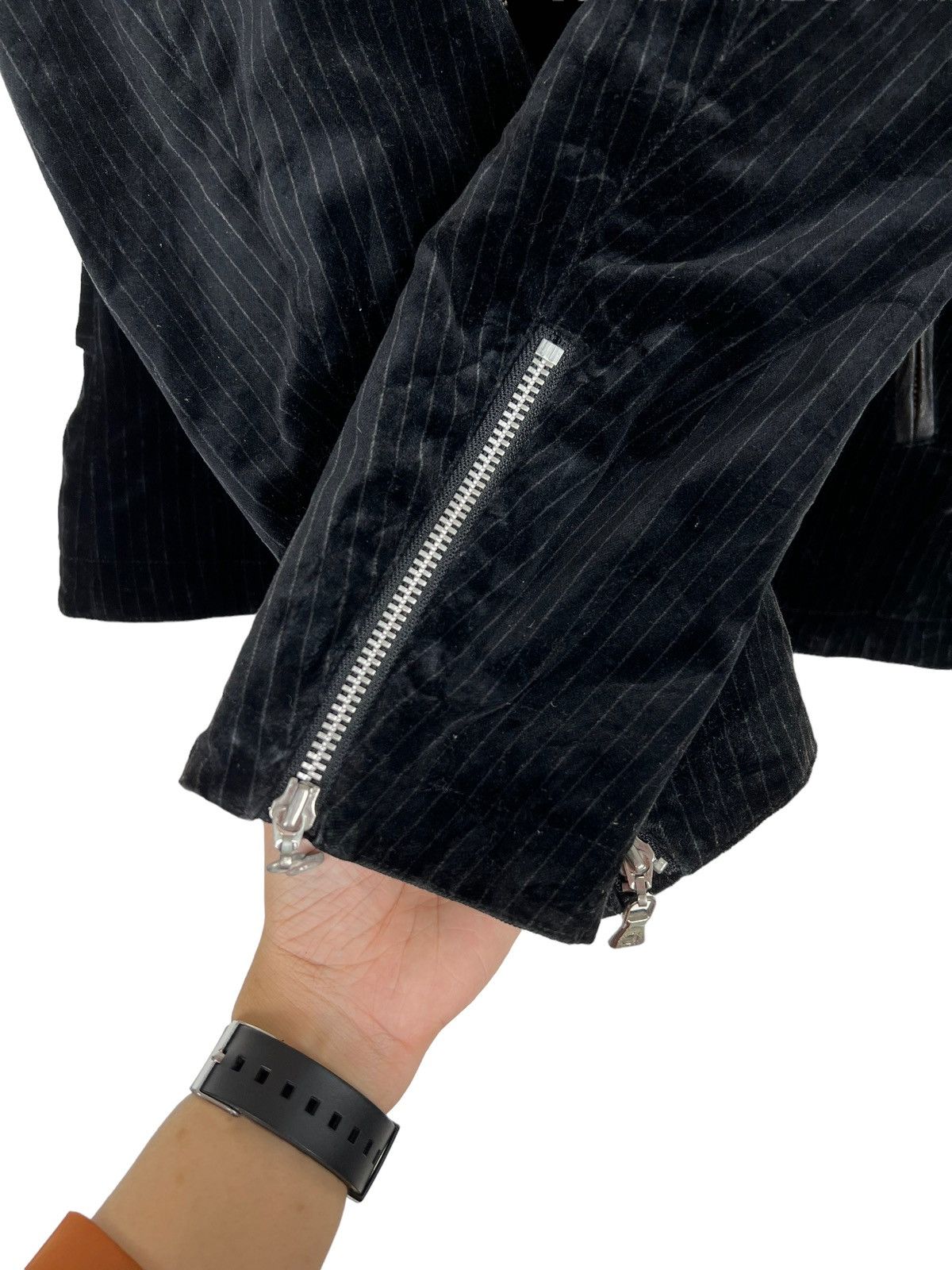 Japanese Brand × semanticdesign 🔥 SEMANTIC DESIGN DOUBLE COLAR BIKER MOTO JACKET Size US S / EU 44-46 / 1 - 12 Thumbnail