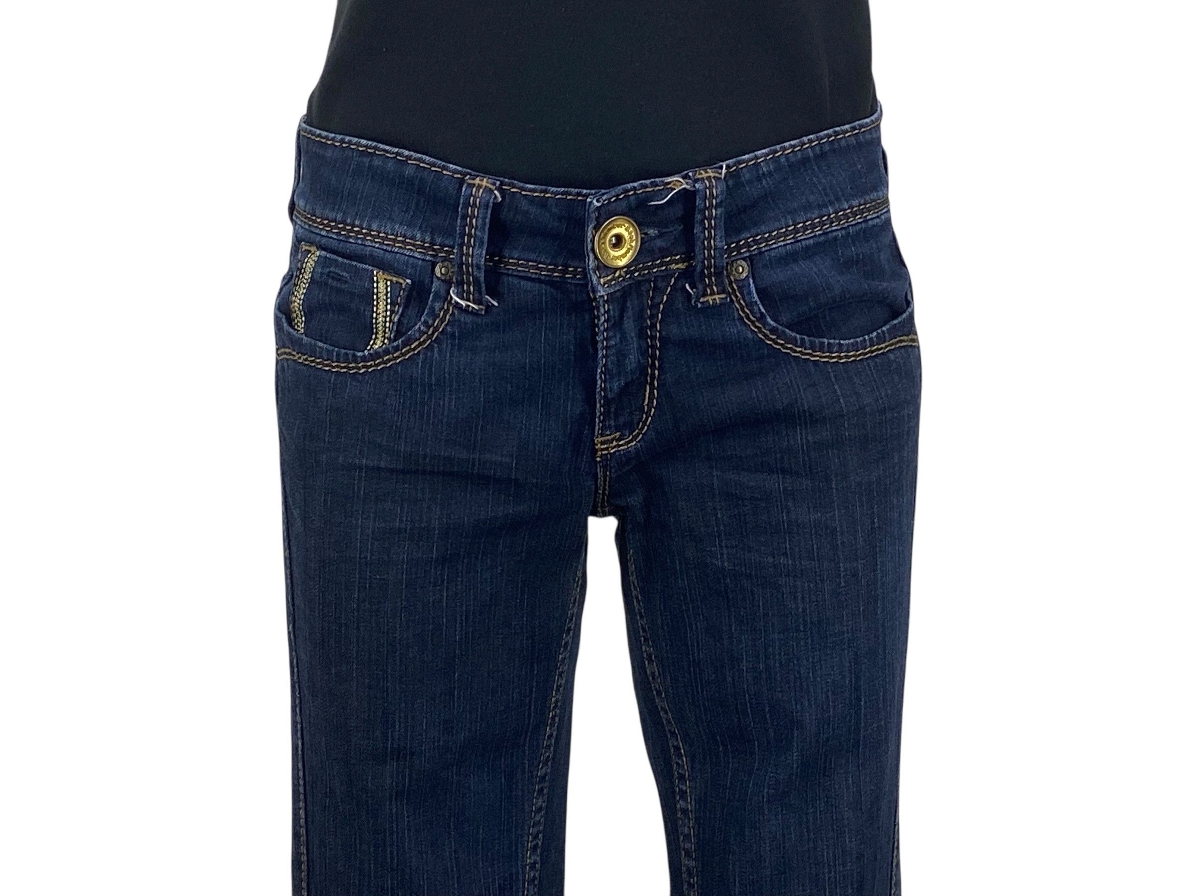 Japanese Brand BackNumber Japanese Vintage Pants 90s Low Rise Jeans Size 29" - 3 Thumbnail