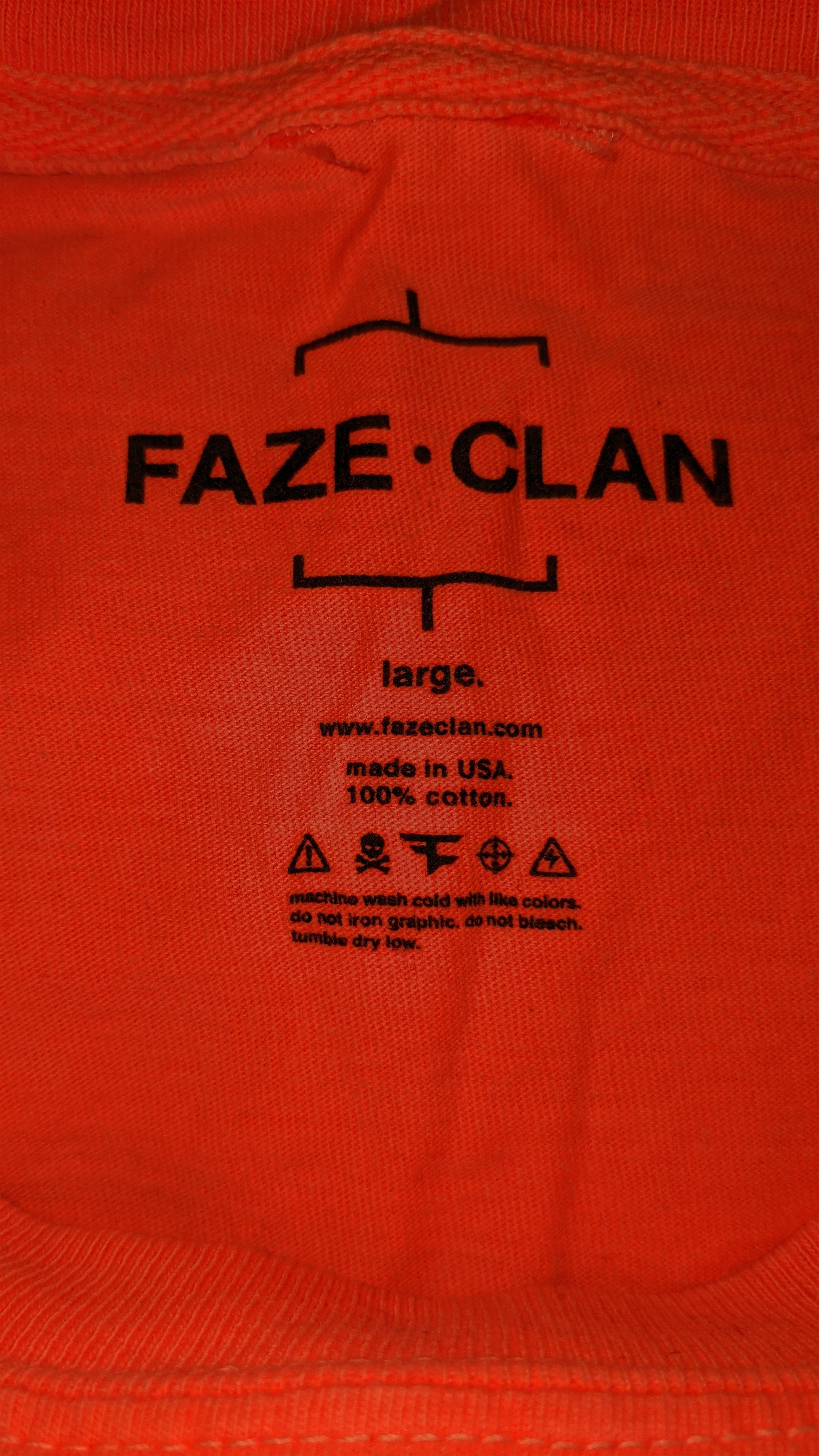 FaZe FaZe Clan Double E Overlap Neon Red Orange Size US L / EU 52-54 / 3 - 4 Thumbnail