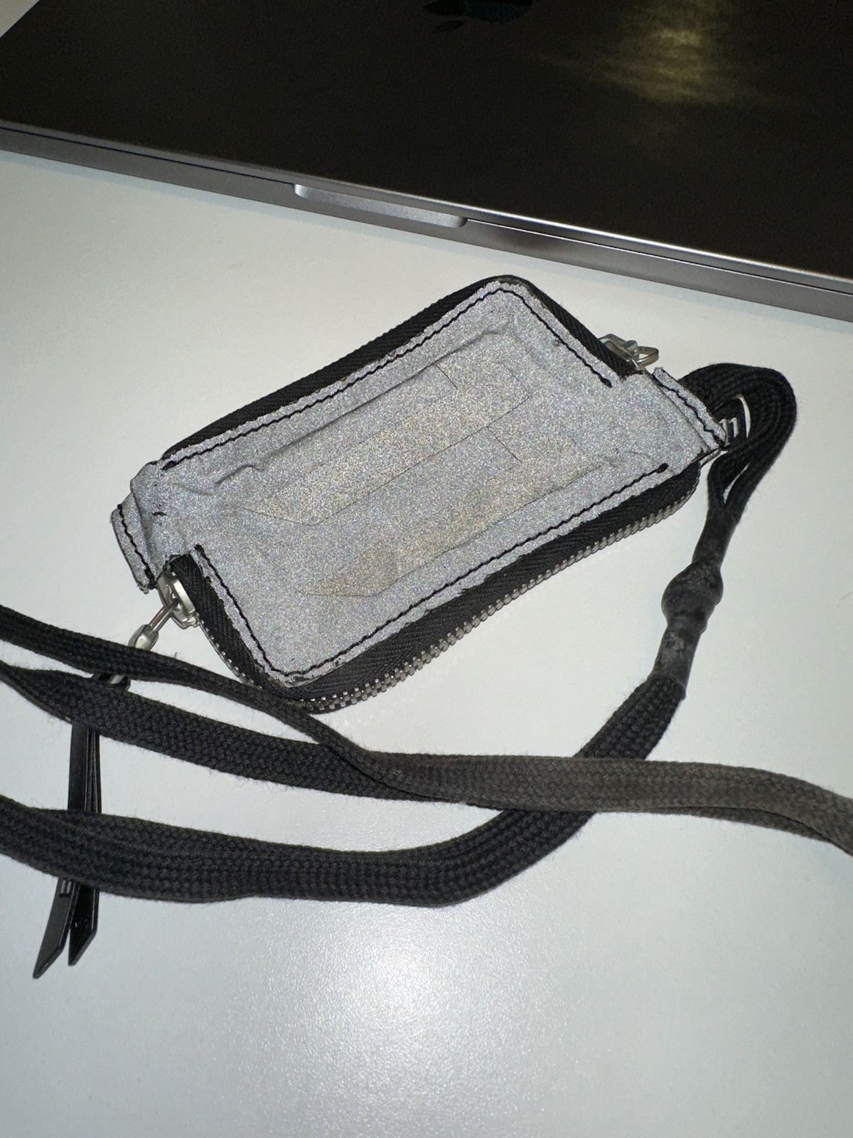 11 By Boris Bidjan Saberi 11 by boris bidjan saberi reflective double zip small wallet Size ONE SIZE - 1 Thumbnail