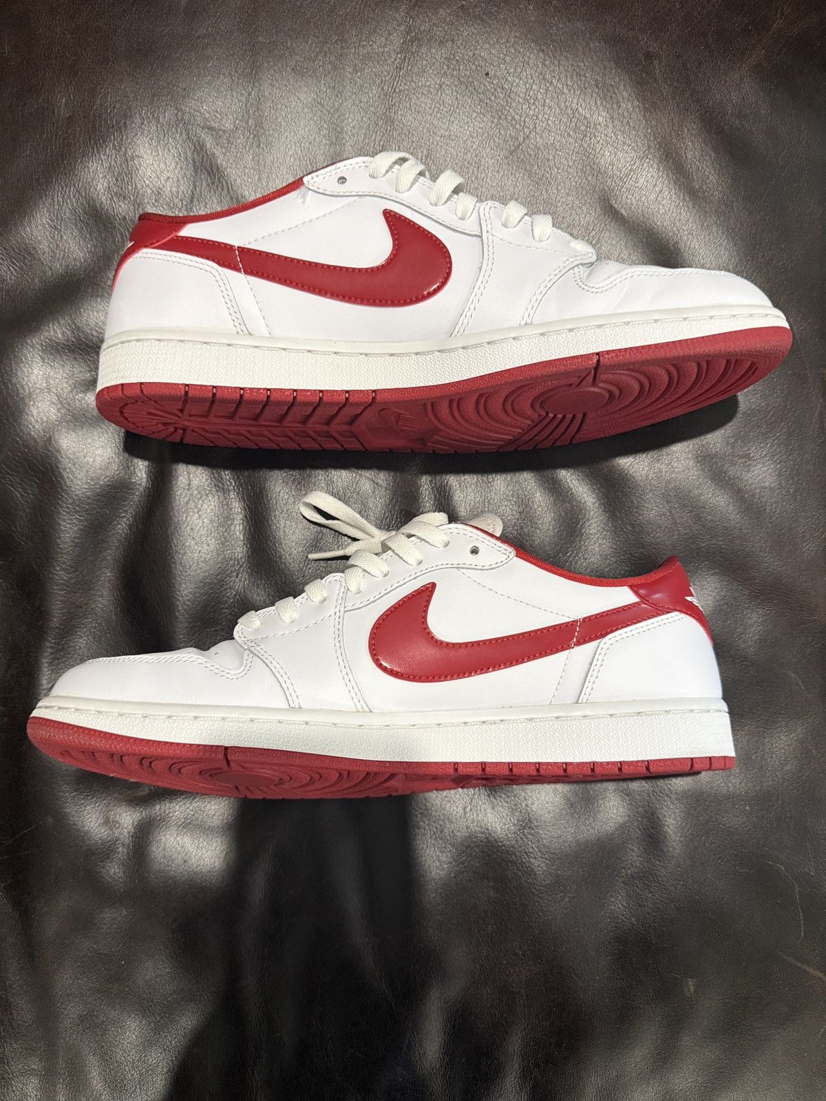 Nike Air Jordan 1 Retro Low White Varsity Red (2015) - Size 11.5M Size US 11.5 / EU 44-45 - 2 Thumbnail