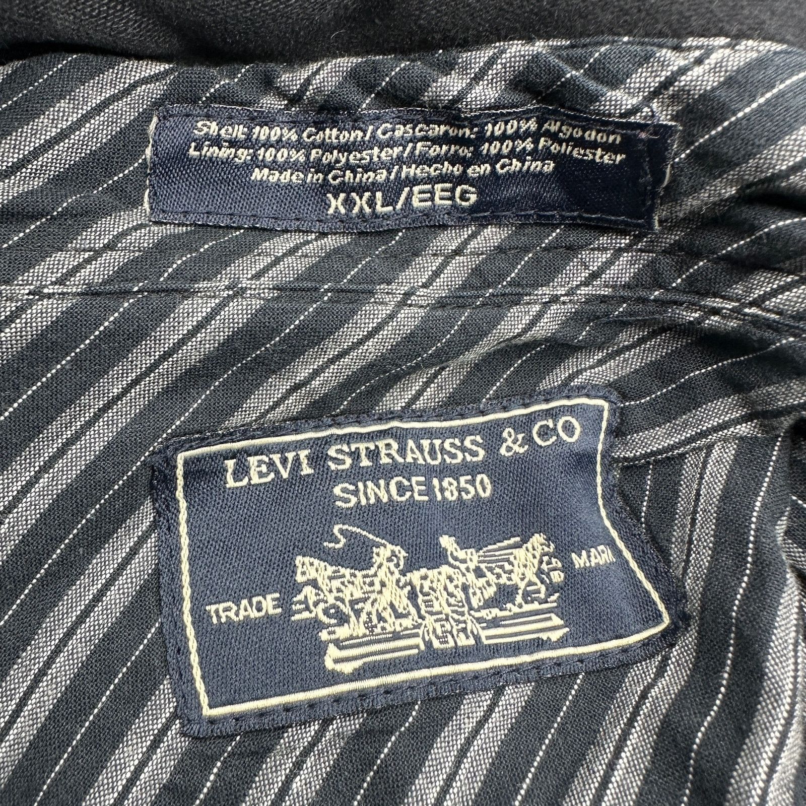 Levi's Levi Strauss & Co Button Up Barn Flannel Over Shirt Men XXL Size US XXL / EU 58 / 5 - 3 Thumbnail
