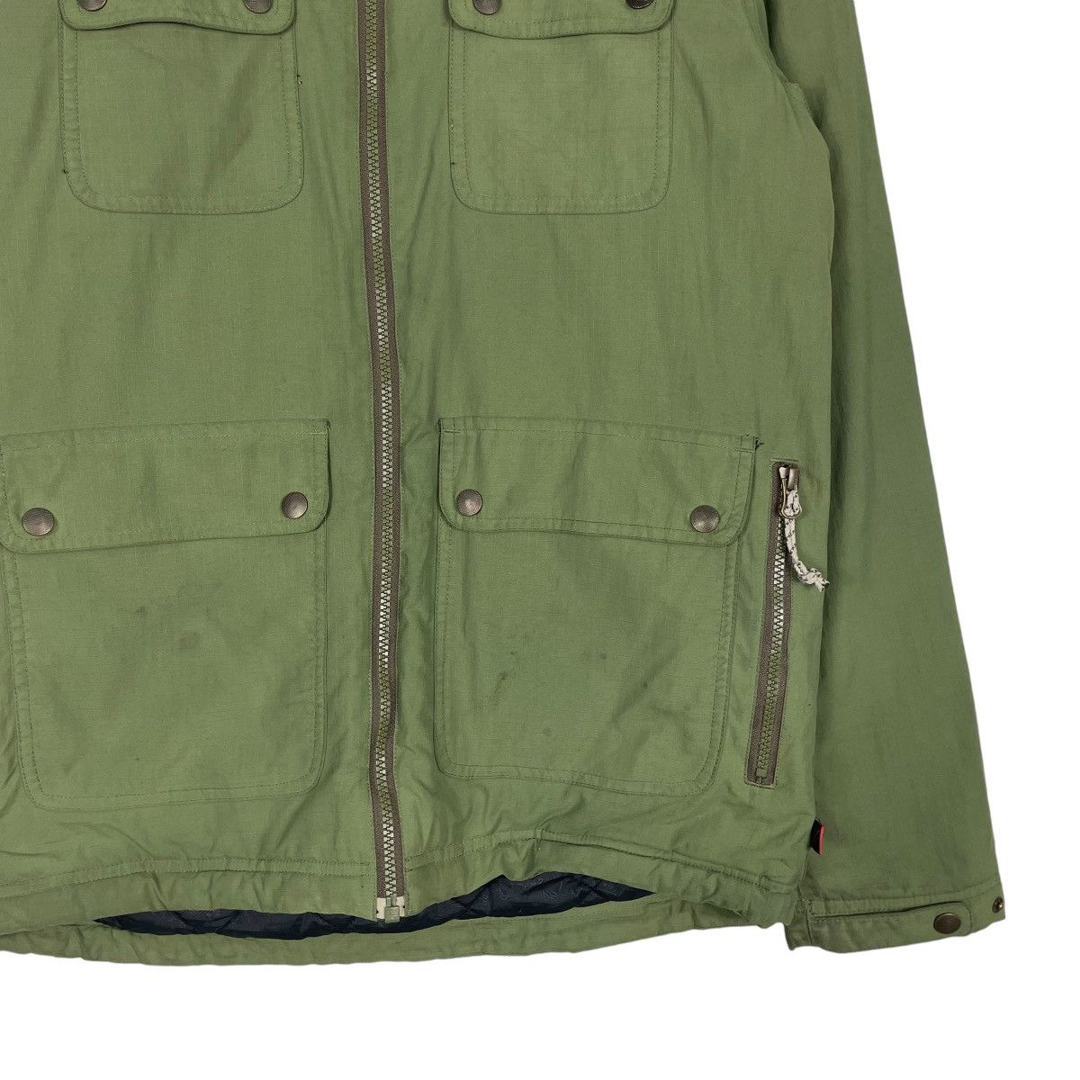 Other × Quiksilver 💥QUIKSILVER DUSTER HOODUE MULTI POCKET JACKET Size US S / EU 44-46 / 1 - 4 Thumbnail