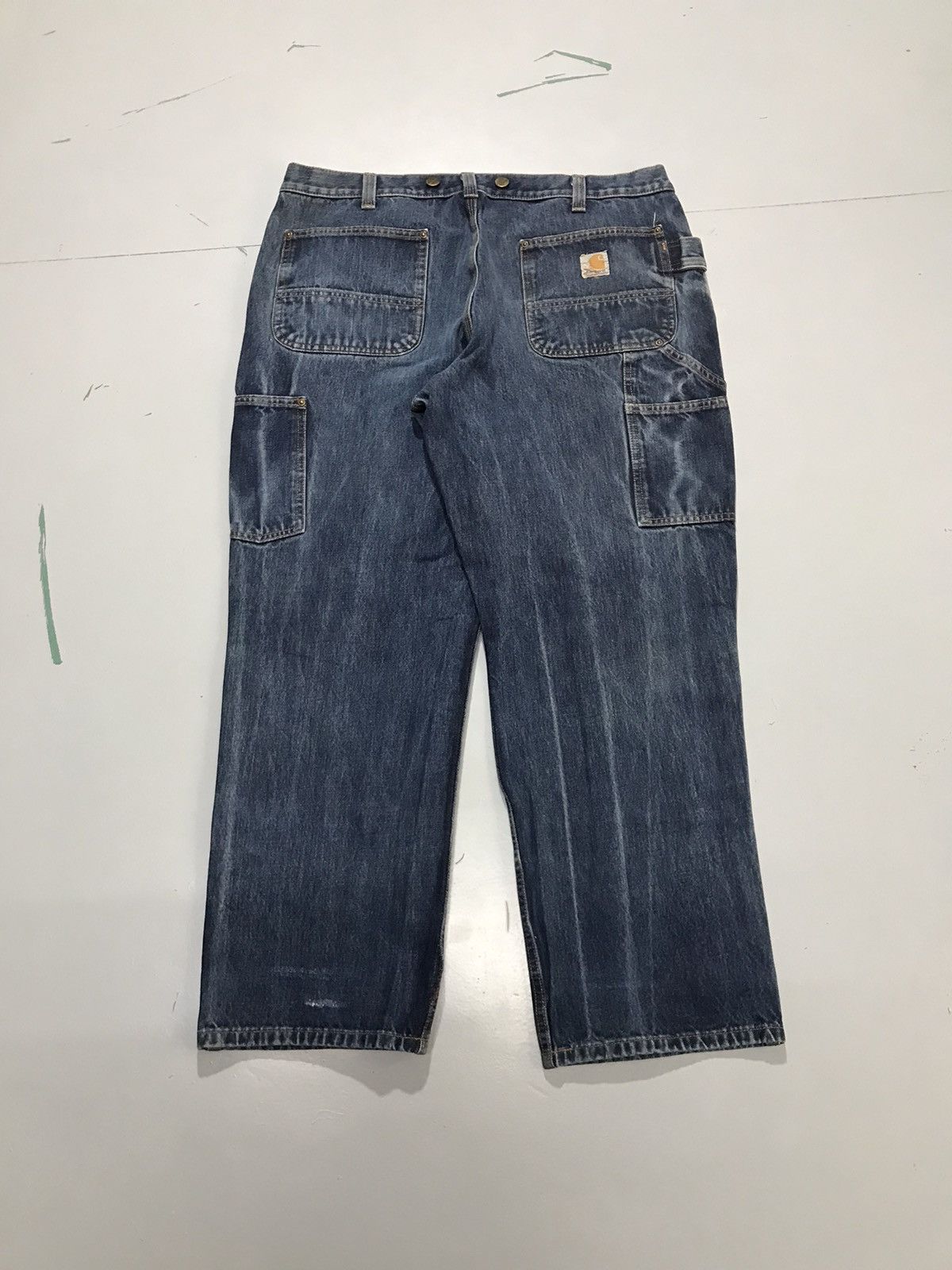 Carhartt Vintage Carhartt double knee workwear denim Size US 36 / EU 52 - 2 Thumbnail