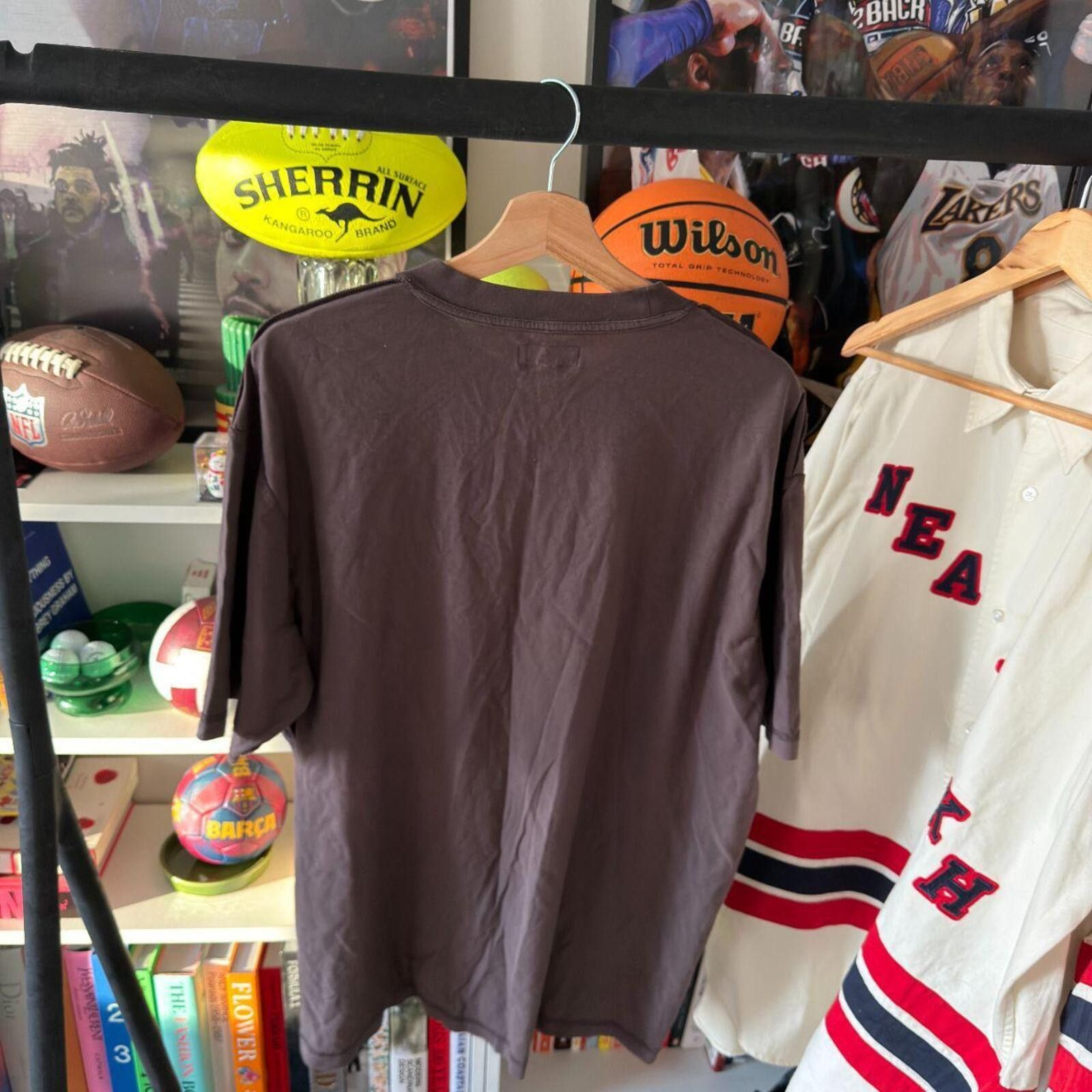 Stussy Stussy dark brown t shirt Size US XL / EU 56 / 4 - 5 Thumbnail