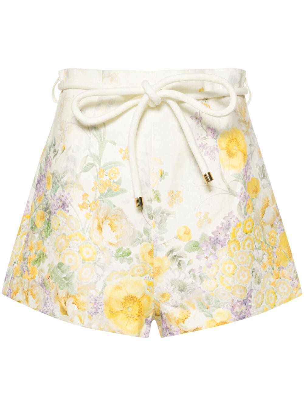 image of Zimmermann Harmony Shorts Size 0 in Citrus Garden, Women's