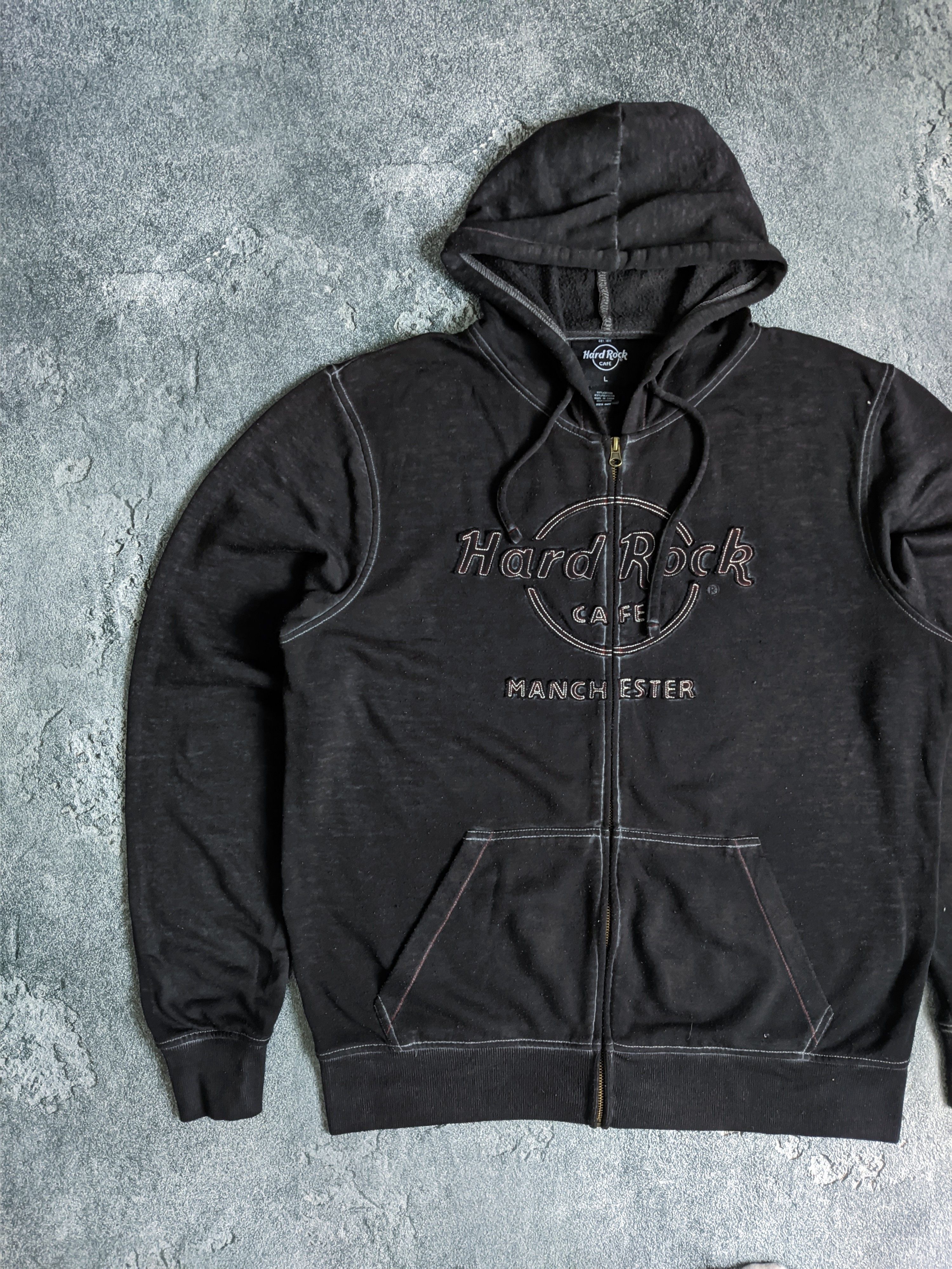 Hard Rock Cafe Vintage Hard Rock Cafe zip hoodie y2k manchester Size US L / EU 52-54 / 3 - 5 Thumbnail