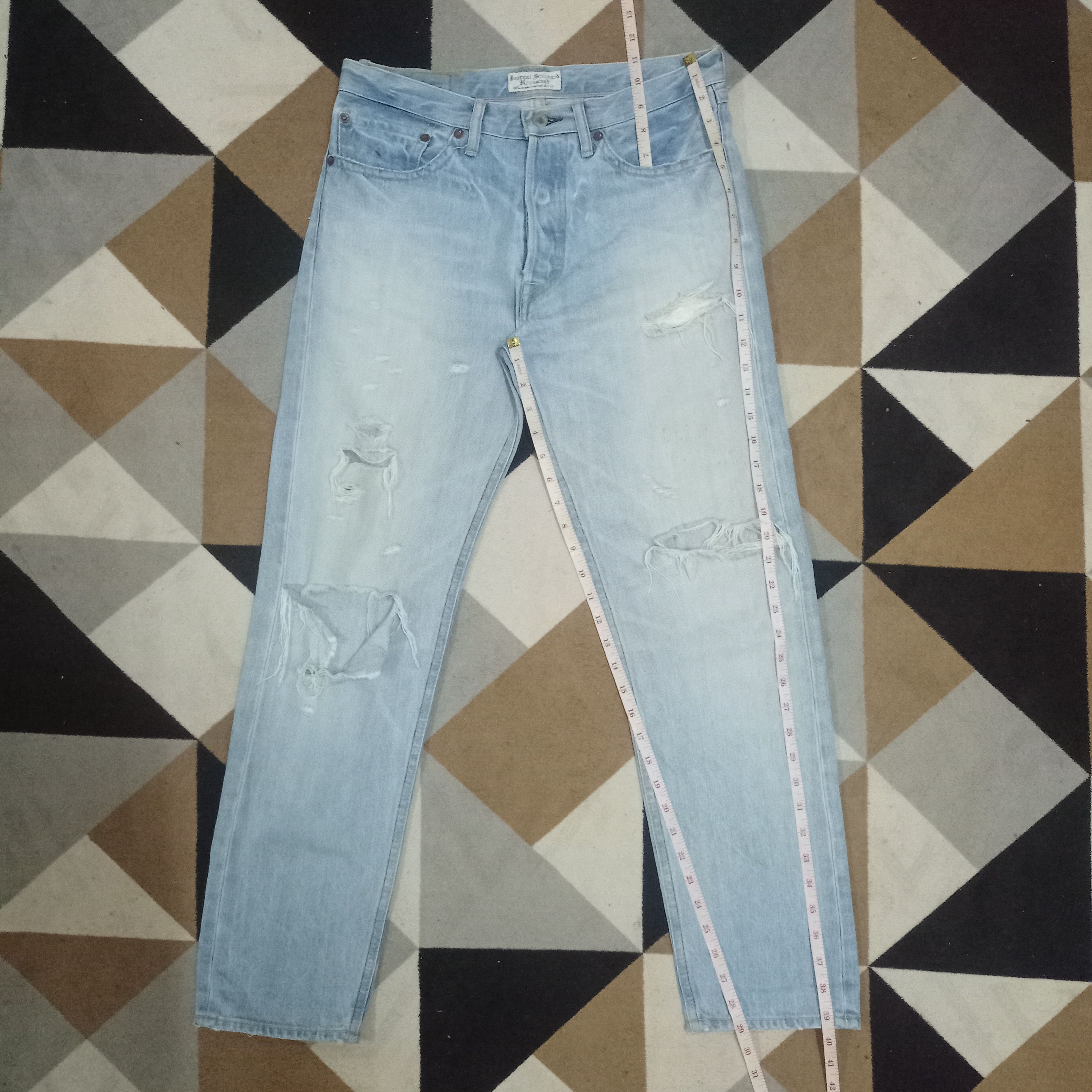 J.S. Homestead × Journal Standard SALES 🔥 Vintage Journal Standard Homestead Distressed Jeans Size US 32 / EU 48 - 11 Thumbnail