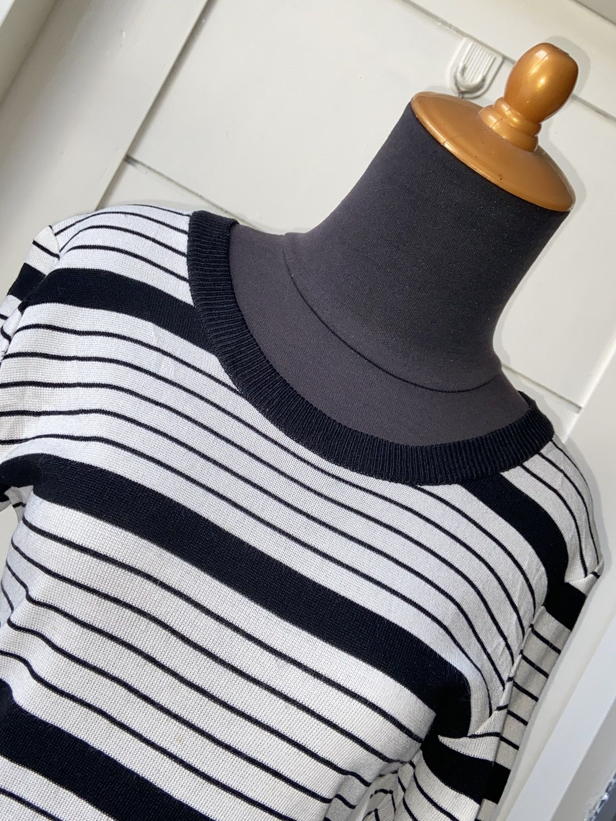 Yves Saint Laurent Yves Saint Laurent Striped Midi Dress Size XXS / US 00 / IT 34 - 17 Thumbnail