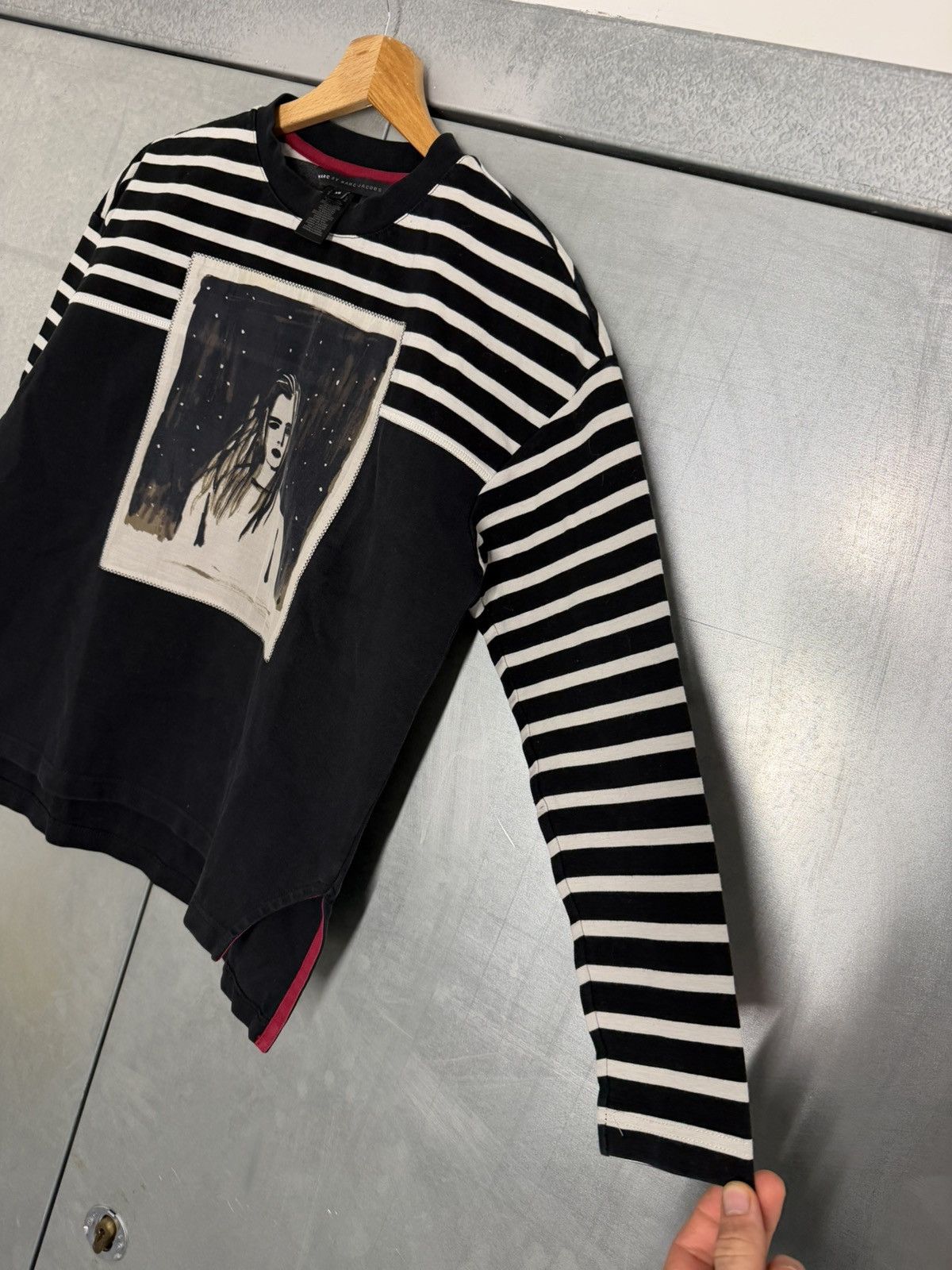 Marc by Marc Jacobs Marc By Marc Jacobs Monochrome Dreamy Rhea Sweatshirt Size XS / US 0-2 / IT 36-38 - 8 Thumbnail