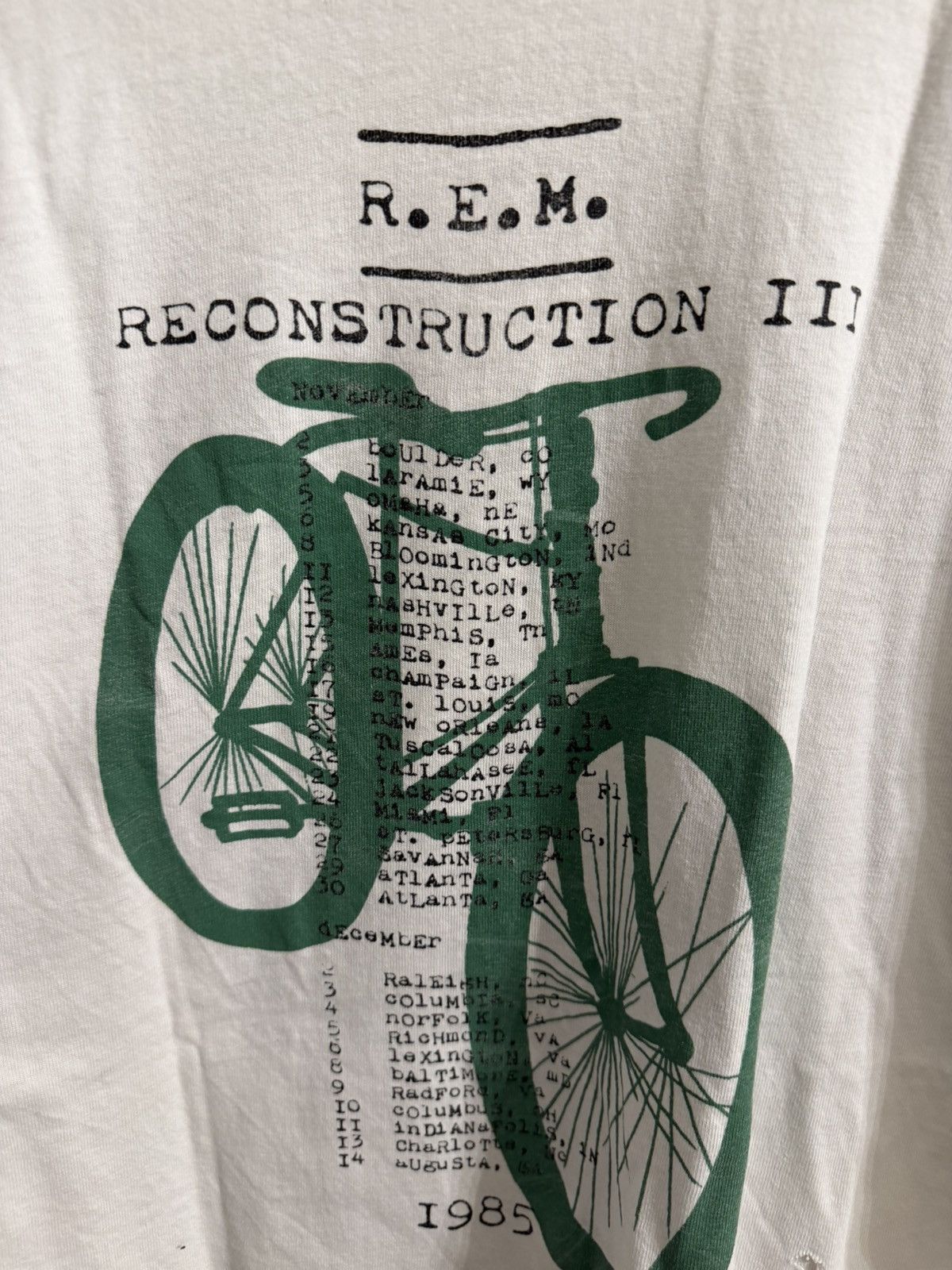 Band Tees R.E.M. – “Reconstruction Tour 1985” Vintage Tee Size US L / EU 52-54 / 3 - 6 Thumbnail