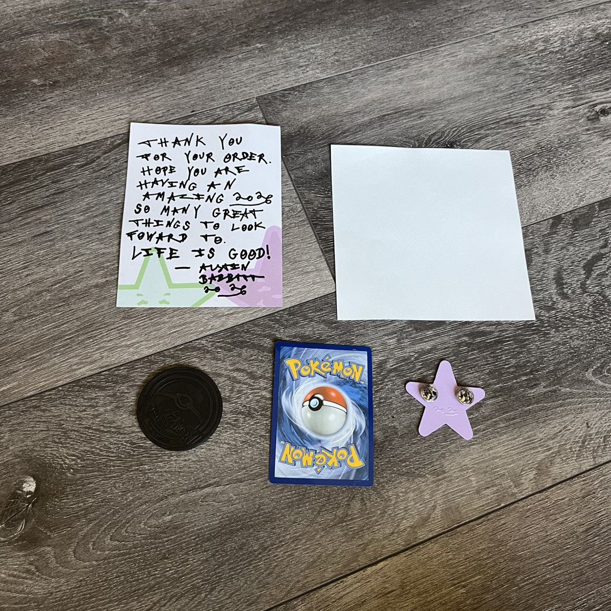 Asspizza Asspizza Pokemon Sticker Card and Pin Bundle Lot Size ONE SIZE - 2 Thumbnail