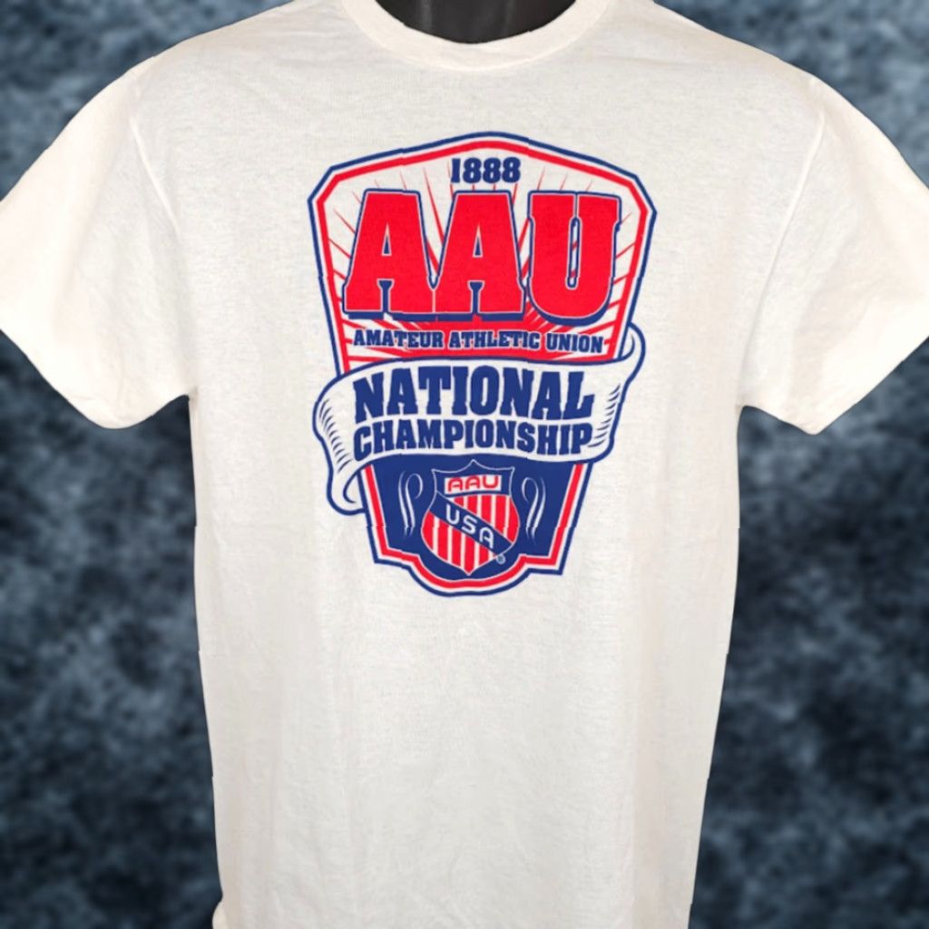 Delta AAU National Championship T Shirt Mens Medium White Size US M / EU 48-50 / 2 - 1 Thumbnail