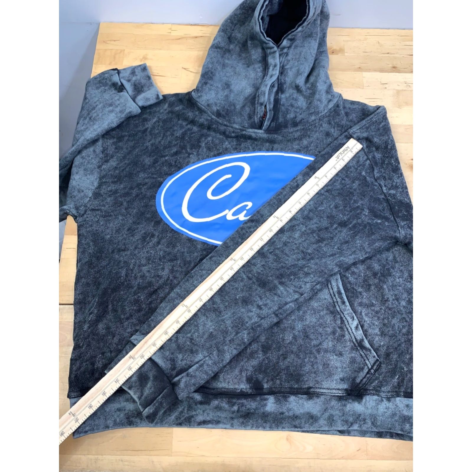 Vintage Cactus Valley Hoodie Mens XL Blue Streetwear Pullover Heavy Fleece Long Sleeve Drawstring 12117 Size US XL / EU 56 / 4 - 5 Thumbnail