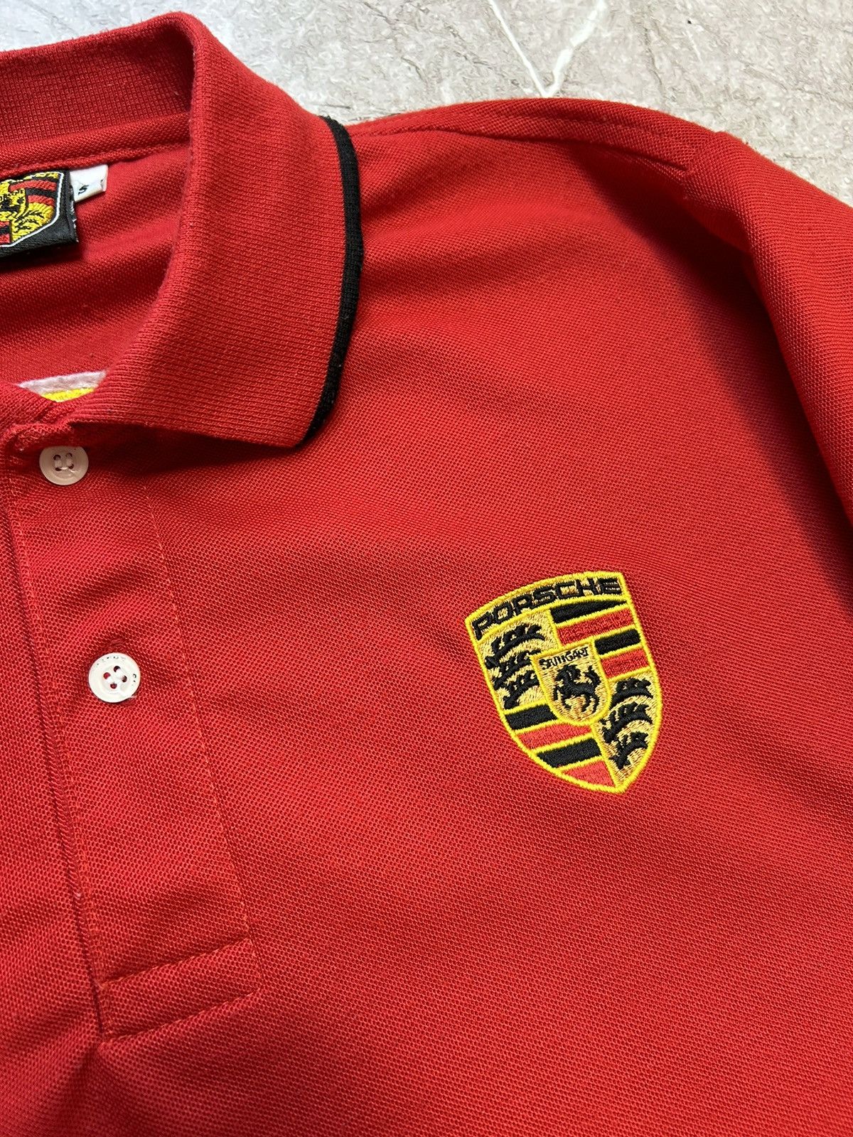 Porsche Design × Vintage Vintage Porsche Polo Basic Fit Y2K Size US S / EU 44-46 / 1 - 3 Thumbnail