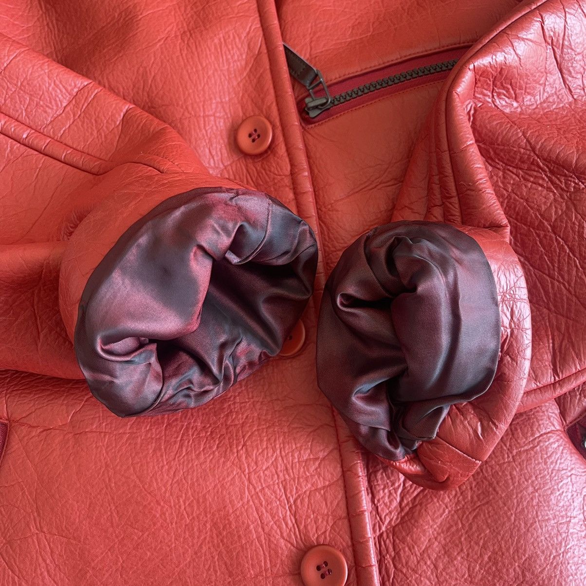 Issey Miyake Men AW1997 Eco Leather Utility Jacket Size US M / EU 48-50 / 2 - 7 Thumbnail