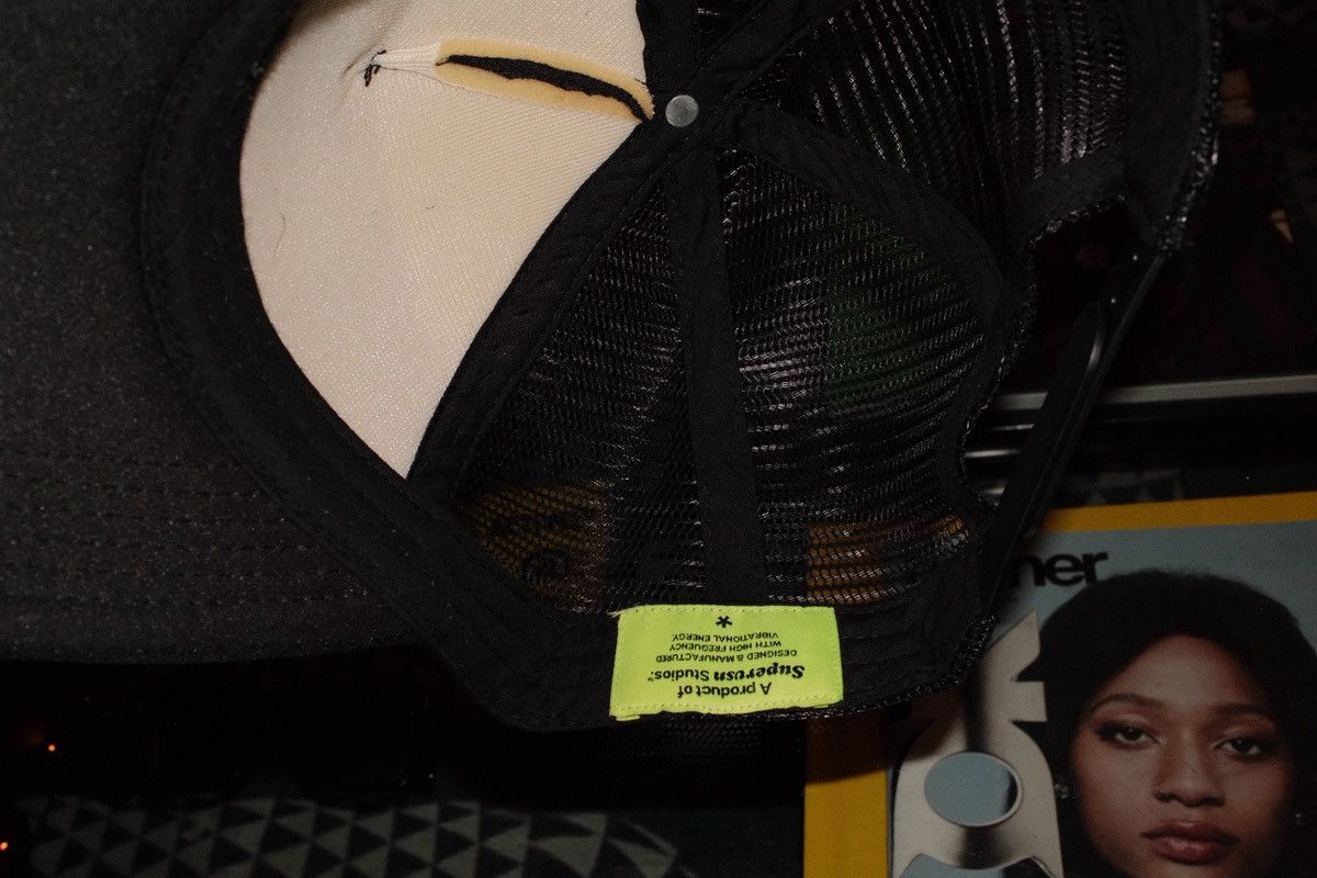 Supervsn supervsn black trucker hat Size ONE SIZE - 5 Thumbnail