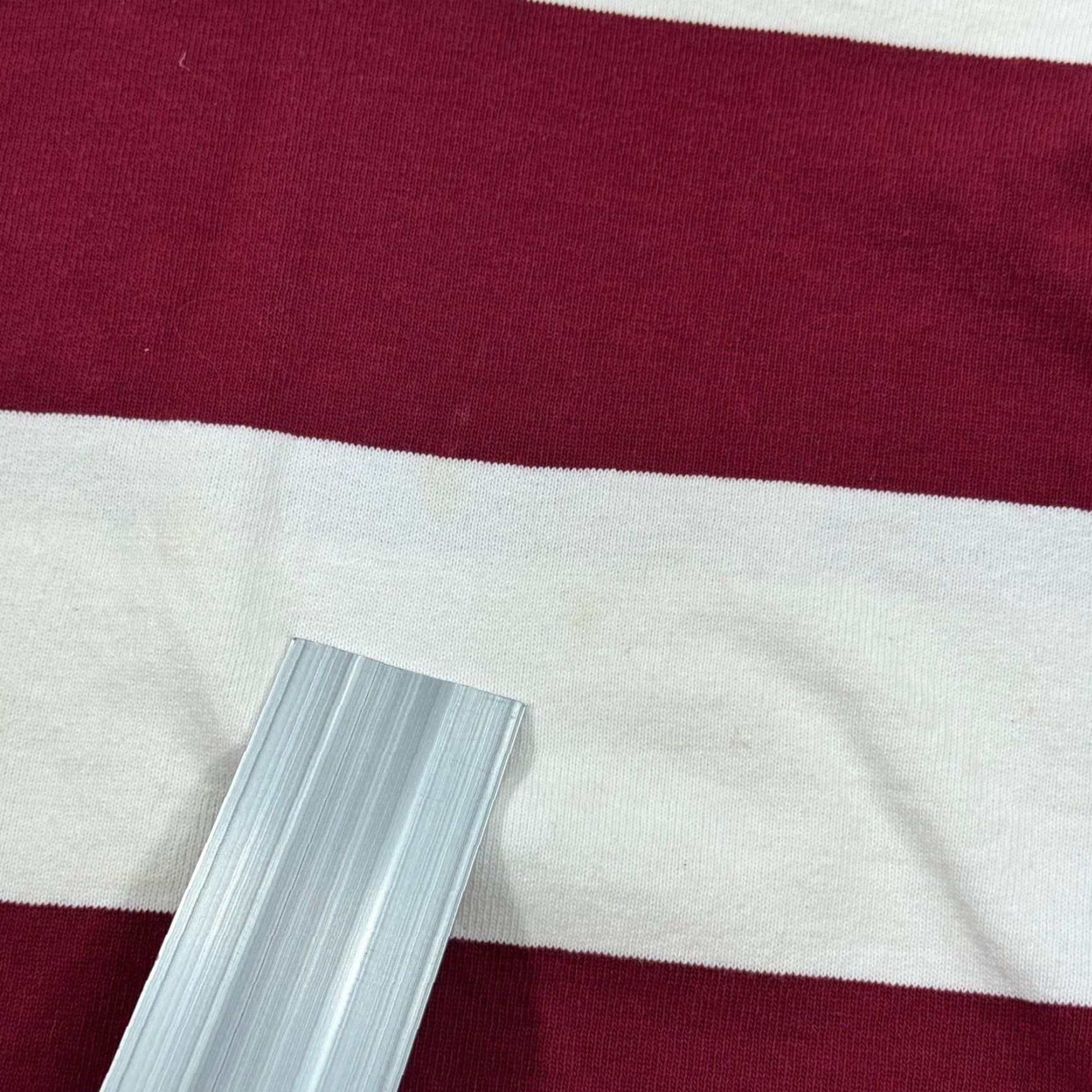 Barbarian VINTAGE Barbarian Shirt Men S Maroon Striped Rugby Polo Harvard Long Sleeve Y2K Size US S / EU 44-46 / 1 - 7 Thumbnail