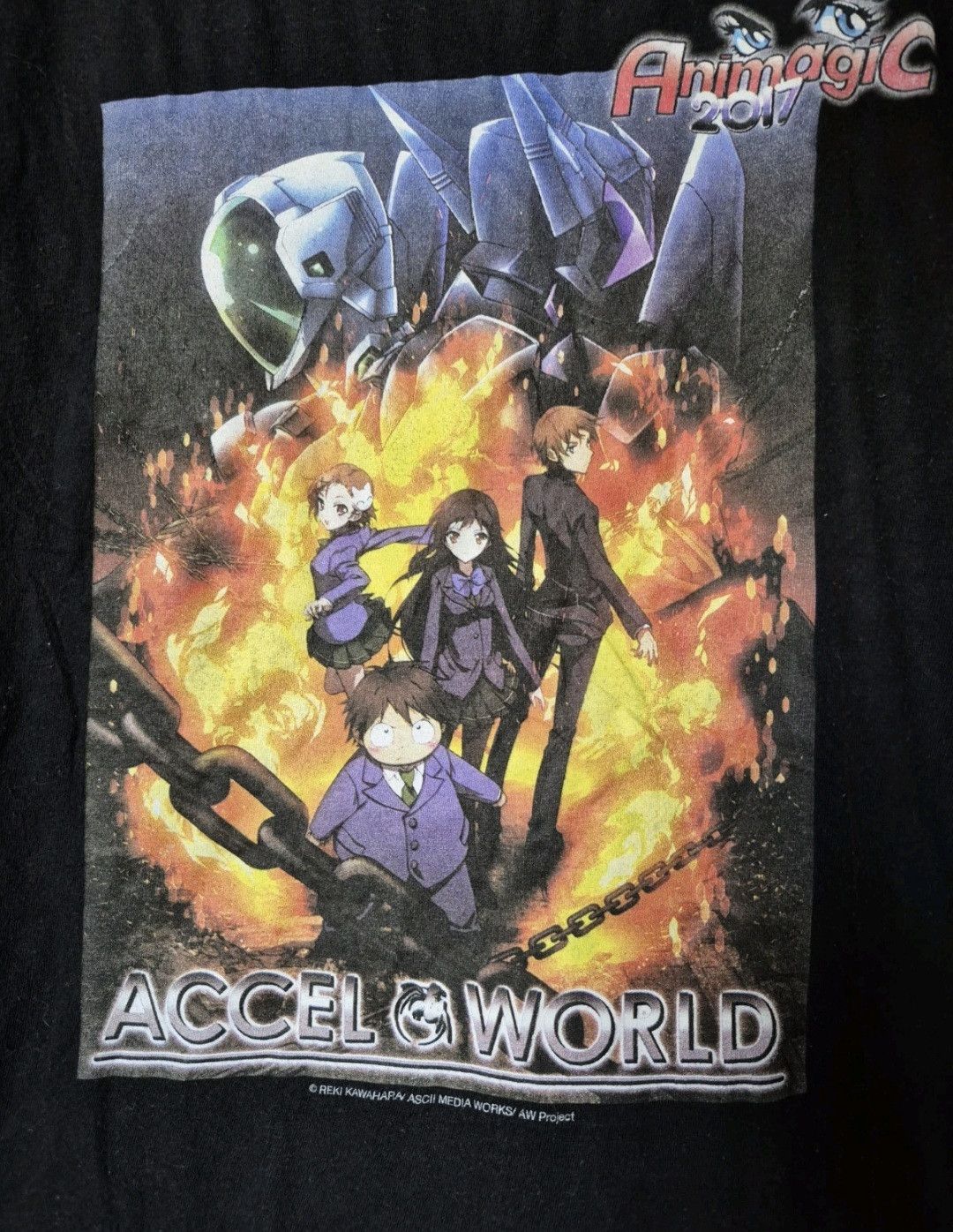 Other Rare Animagic 2017 Accel World Anime T-shirt L Size US M / EU 48-50 / 2 - 3 Thumbnail