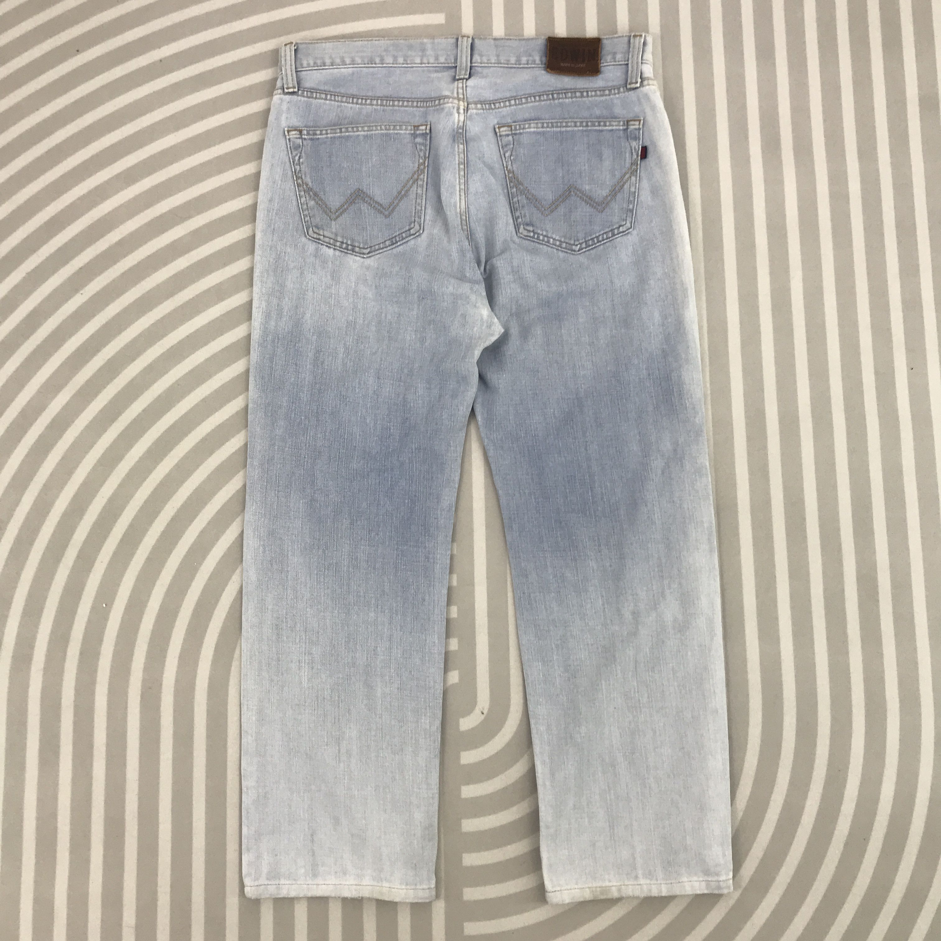 Edwin × Japanese Brand × Vintage Vintage Edwin Light wash Denim jeans pants Size US 35 - 4 Thumbnail