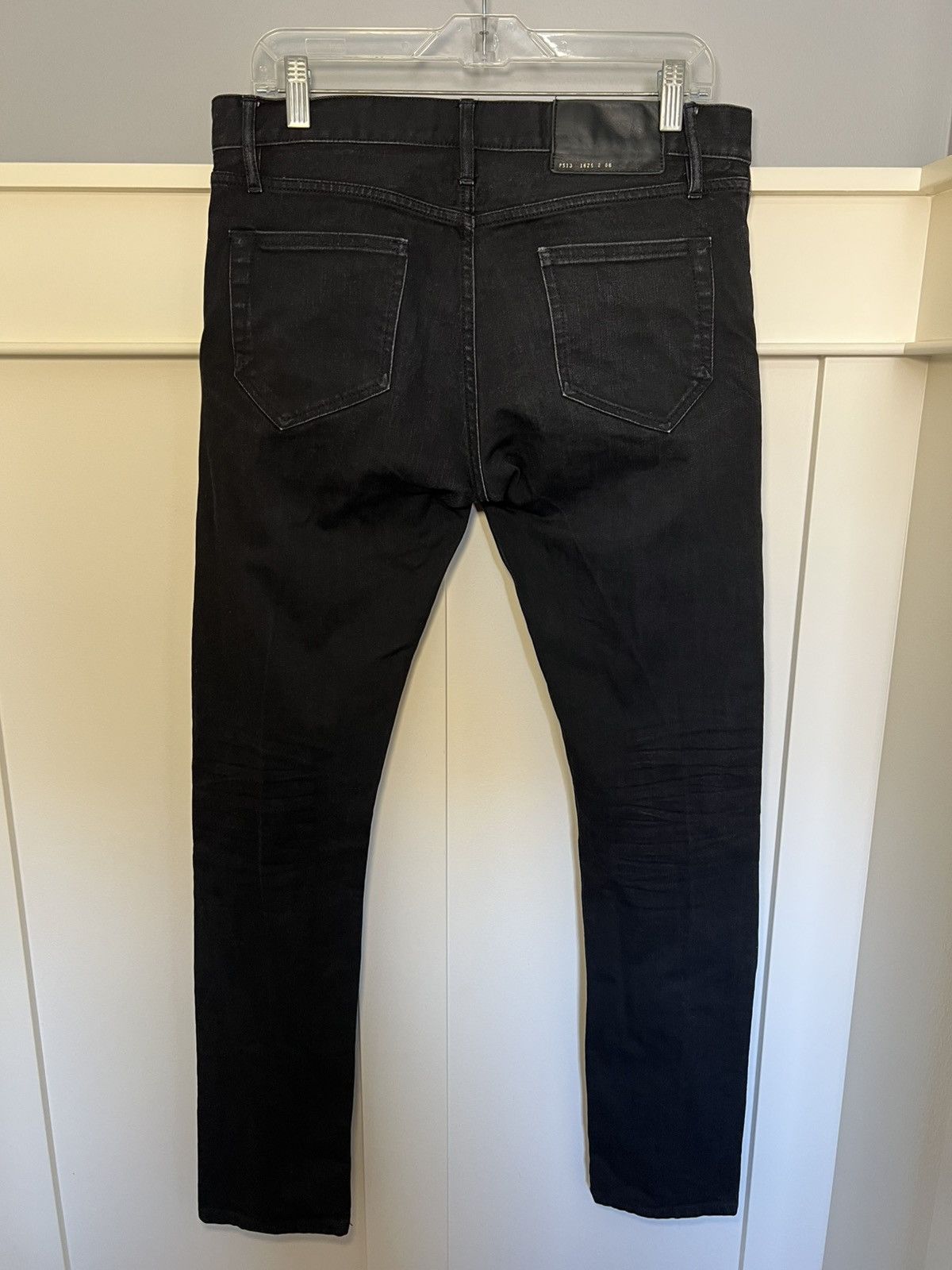Vintage Vintage Made in New York brand slim black jeans Size US 31 - 2 Thumbnail