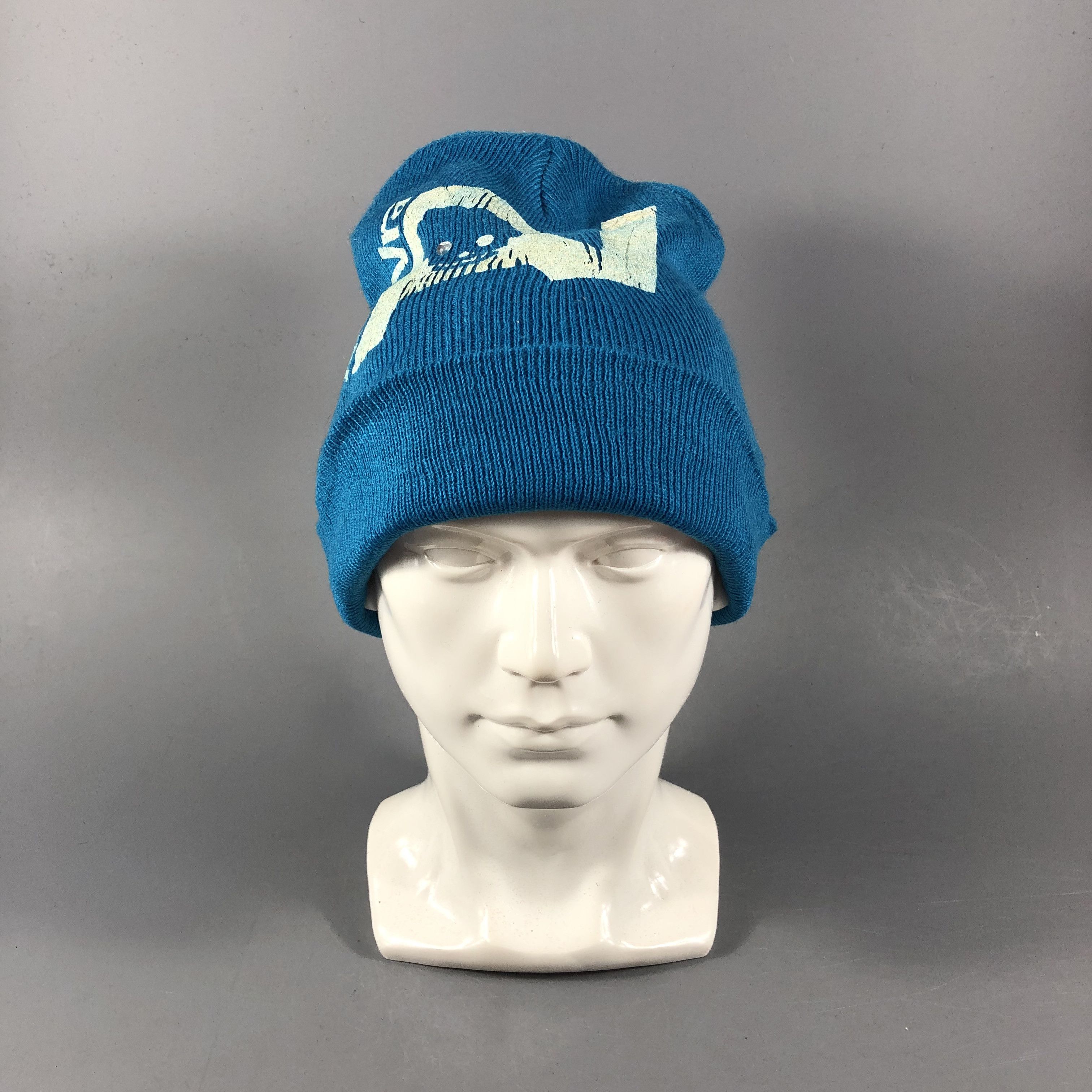 Vintage An X Vra Skull Beanie Snowcap Snow Hat B880 Size ONE SIZE - 1 Thumbnail