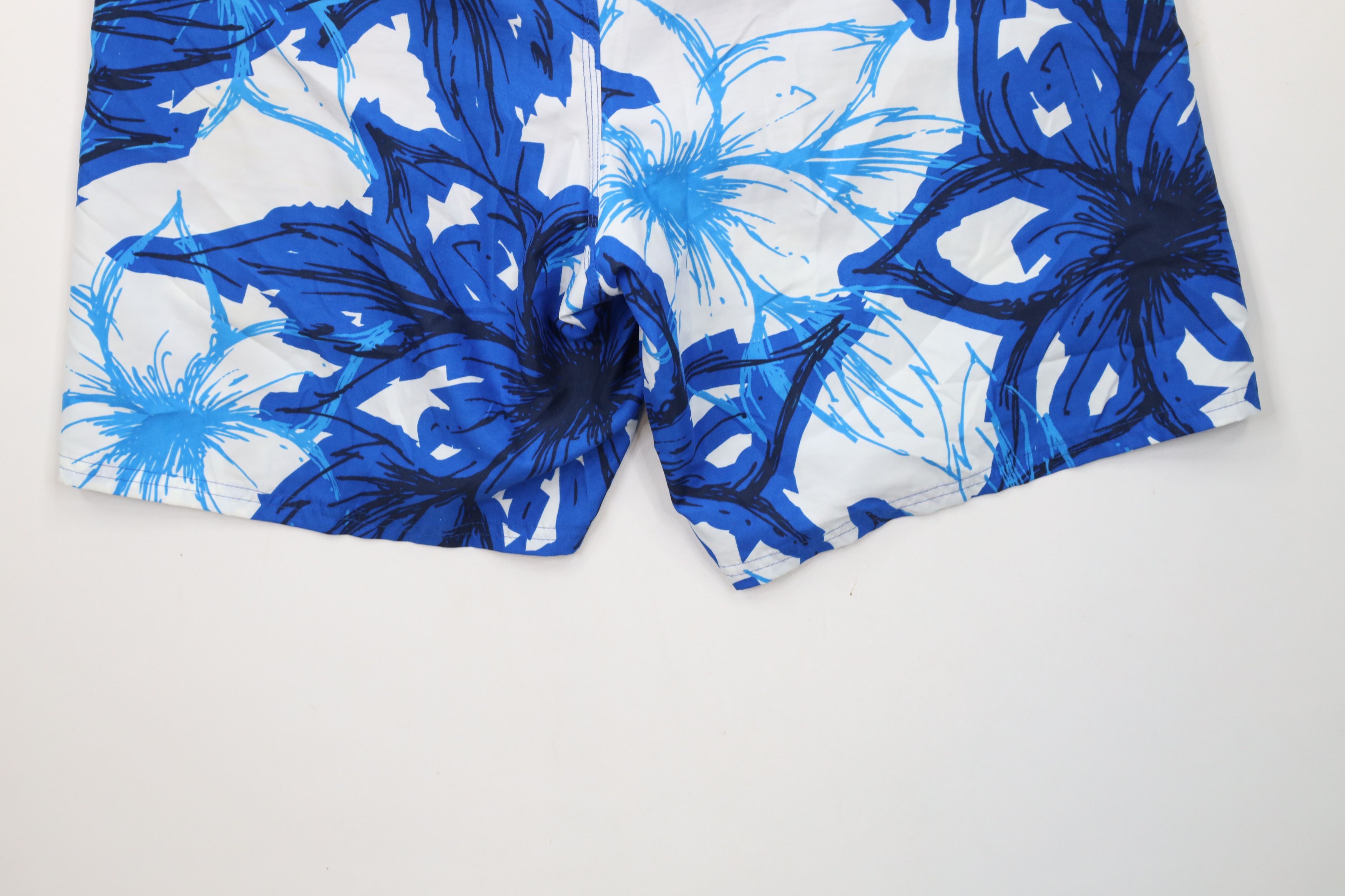 Nike × Vintage Vintage Y2K Nike Mini Swoosh Abstract Lined Swim Shorts Size US 32 / EU 48 - 10 Thumbnail