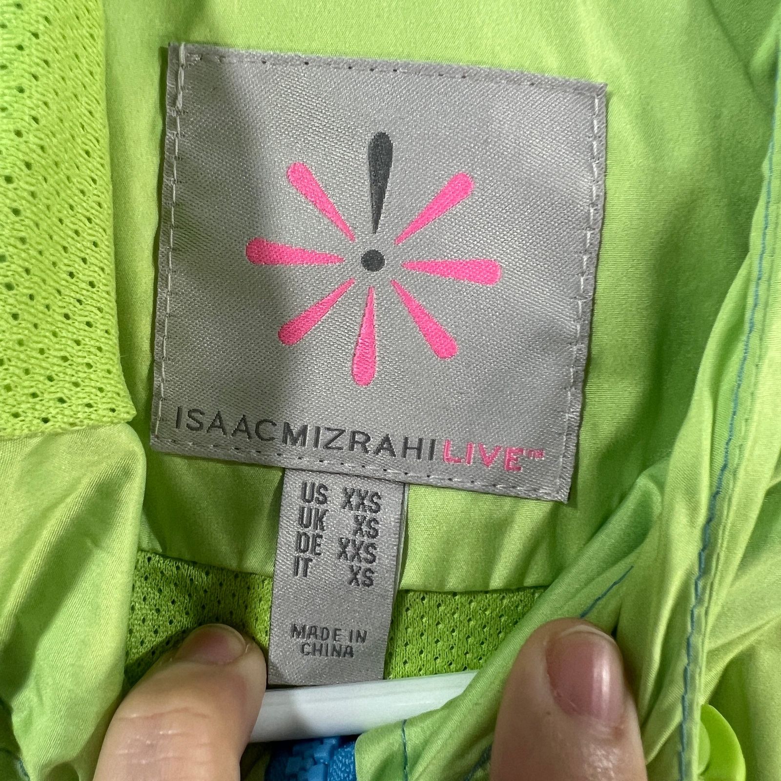 Other Isaac Mizrahi Live! Soho Ombre Anorak Jacket Blue, XX-Small Size XXS / US 00 / IT 34 - 3 Thumbnail