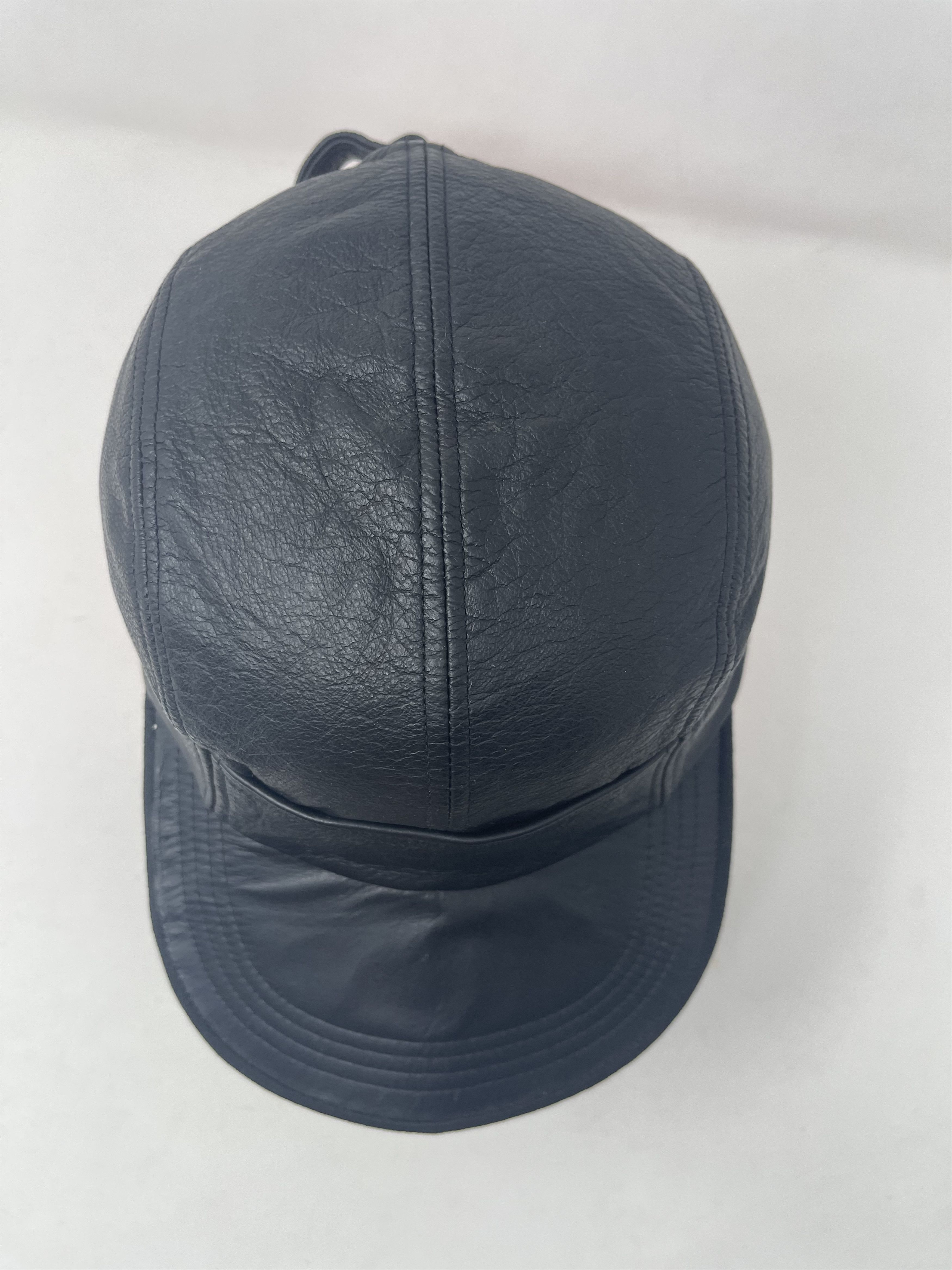 Japanese Brand Vintage Beam Leather Cap Hat Size ONE SIZE - 4 Thumbnail