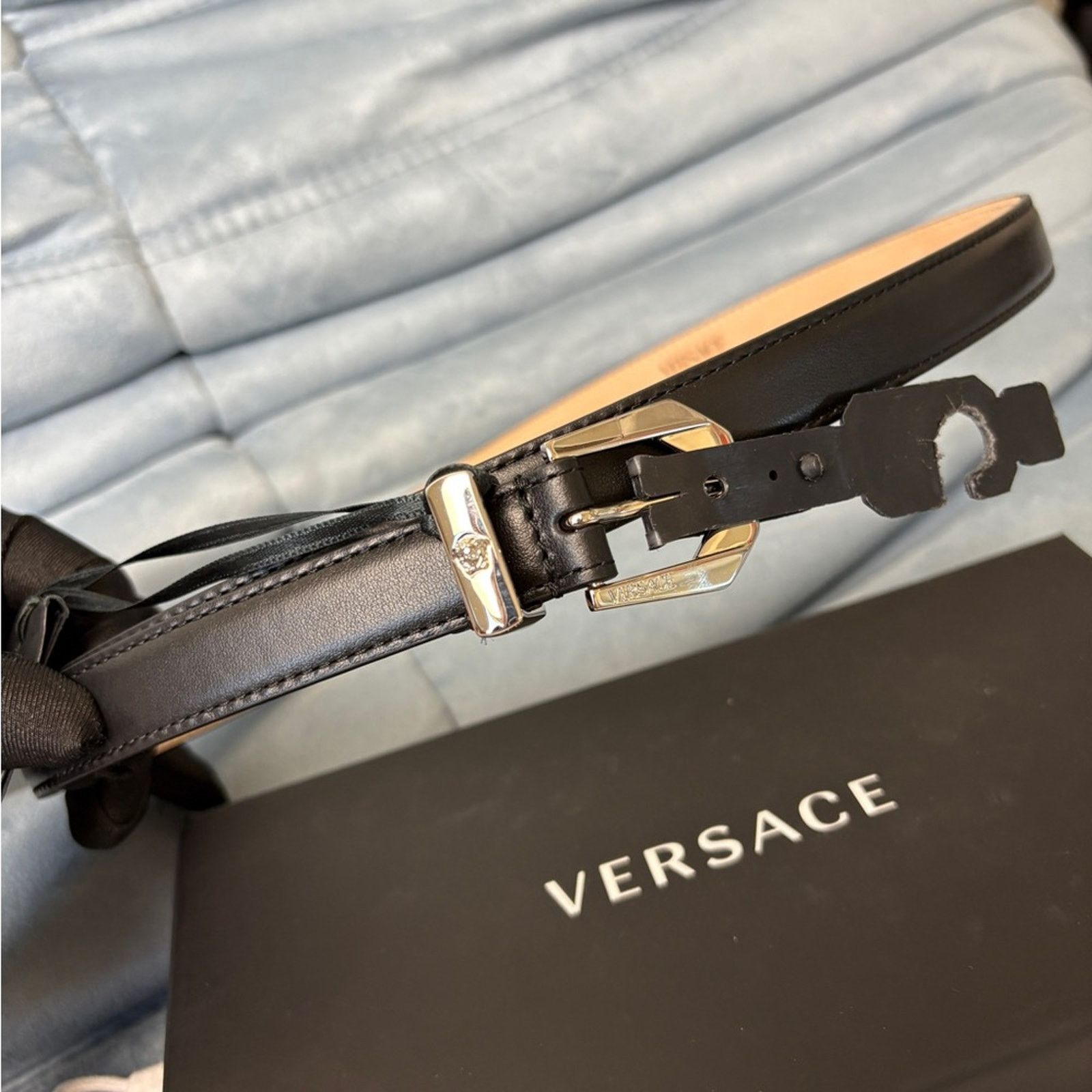 Versace Versace Black womens belt 75cm Size ONE SIZE - 2 Thumbnail