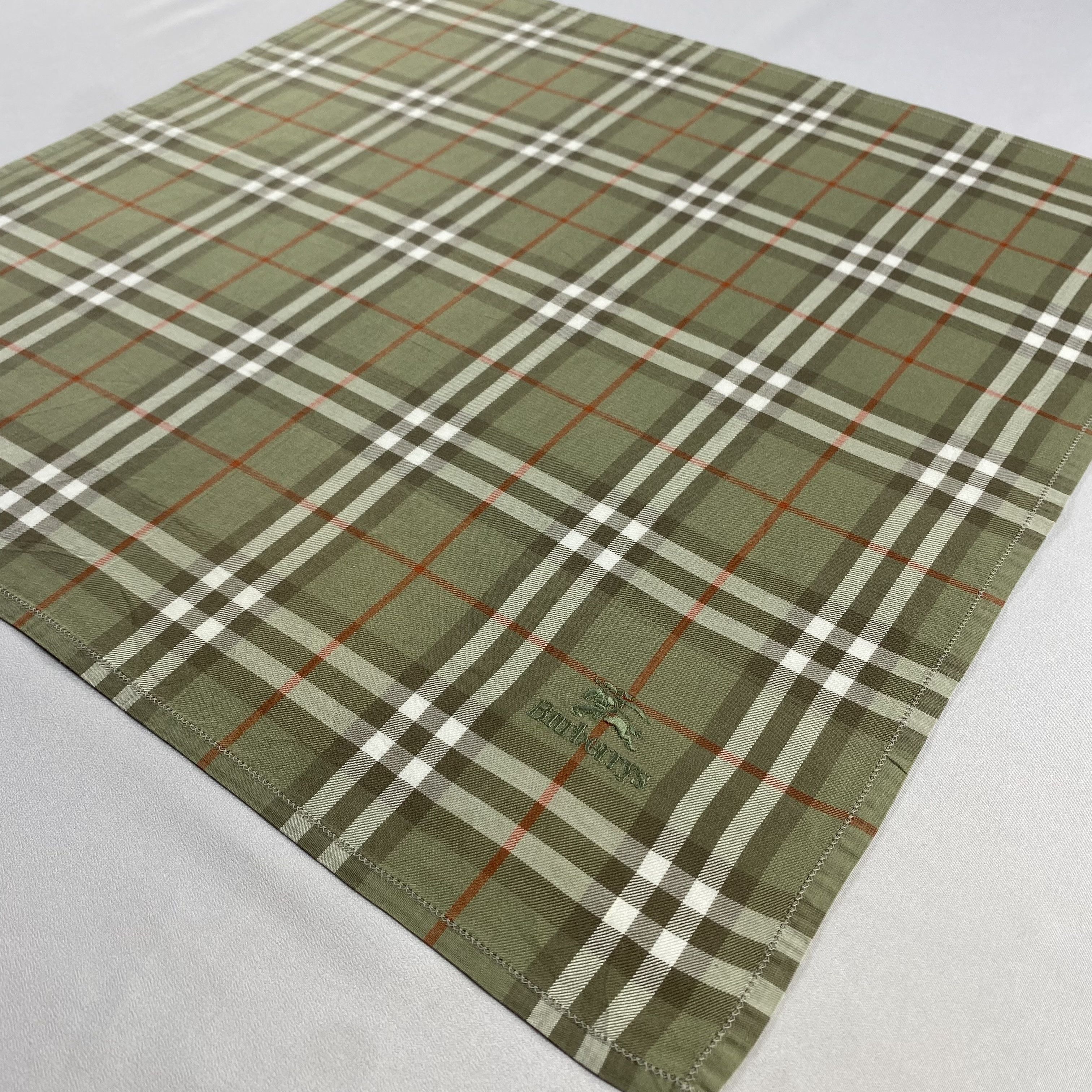 Burberry × Vintage Burberry Handkerchief / Neckerchief / Bandana-P1090 Size ONE SIZE - 2 Thumbnail