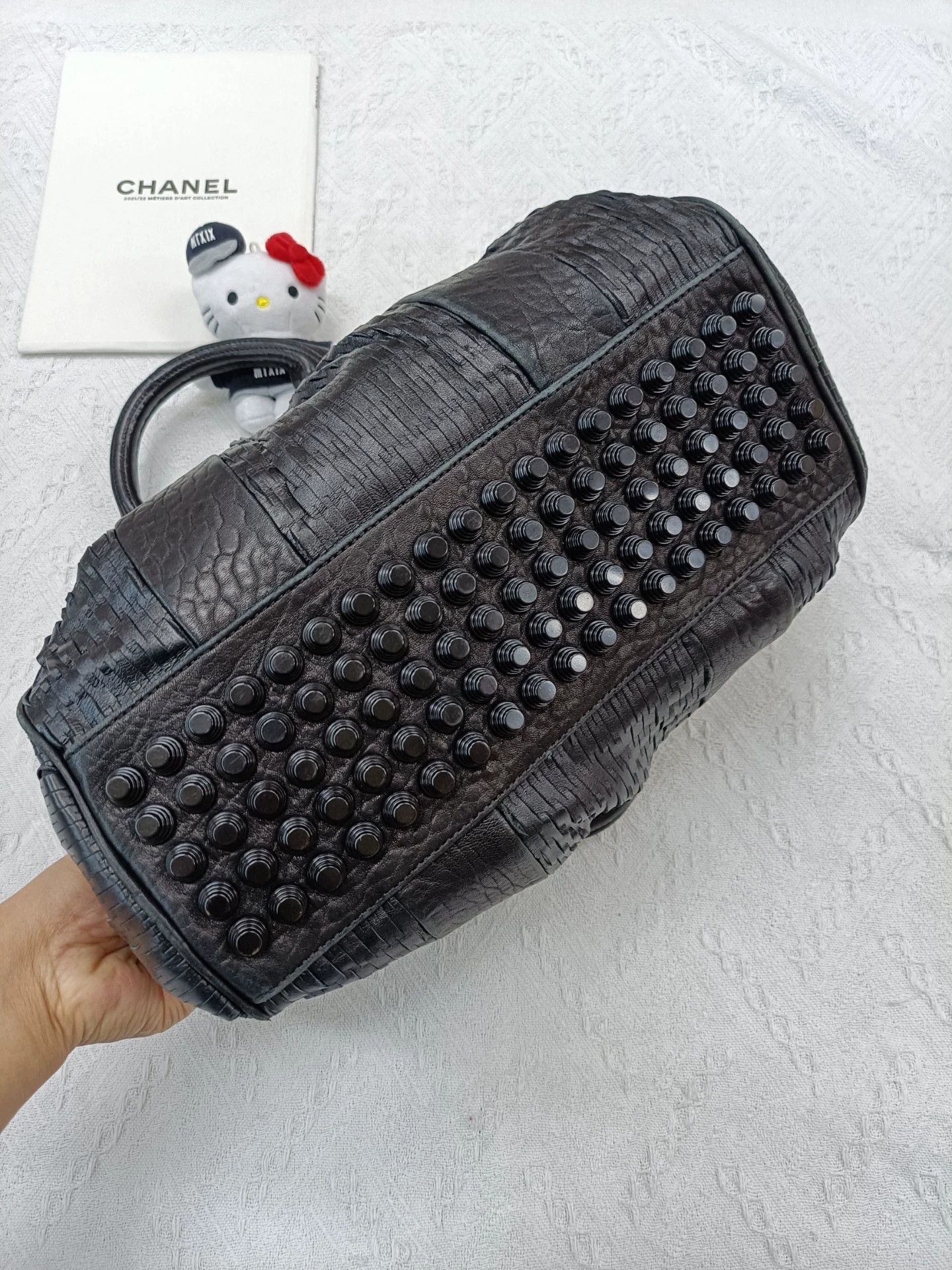 Alexander Wang Alexander Wang Black Fringe-Bottom Studded Handbag Size ONE SIZE - 3 Thumbnail