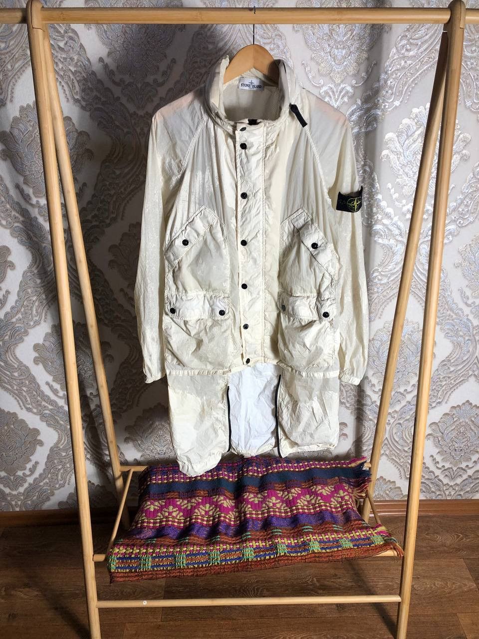 Stone Island VINTAGE STONE ISLAND MEMBRANA TC ITALIAN DESIGNER JACKET Y2K Size US L / EU 52-54 / 3 - 3 Thumbnail
